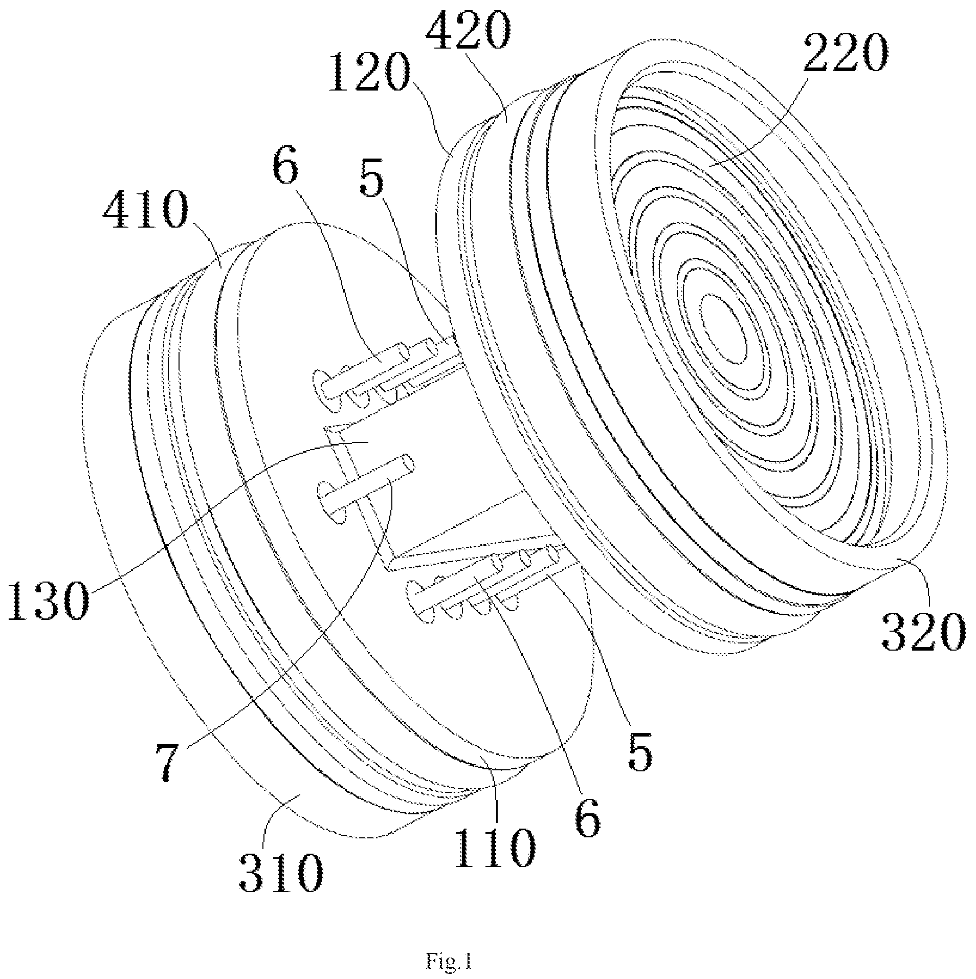 Patent US12320719 Figure 1 – Sensing device