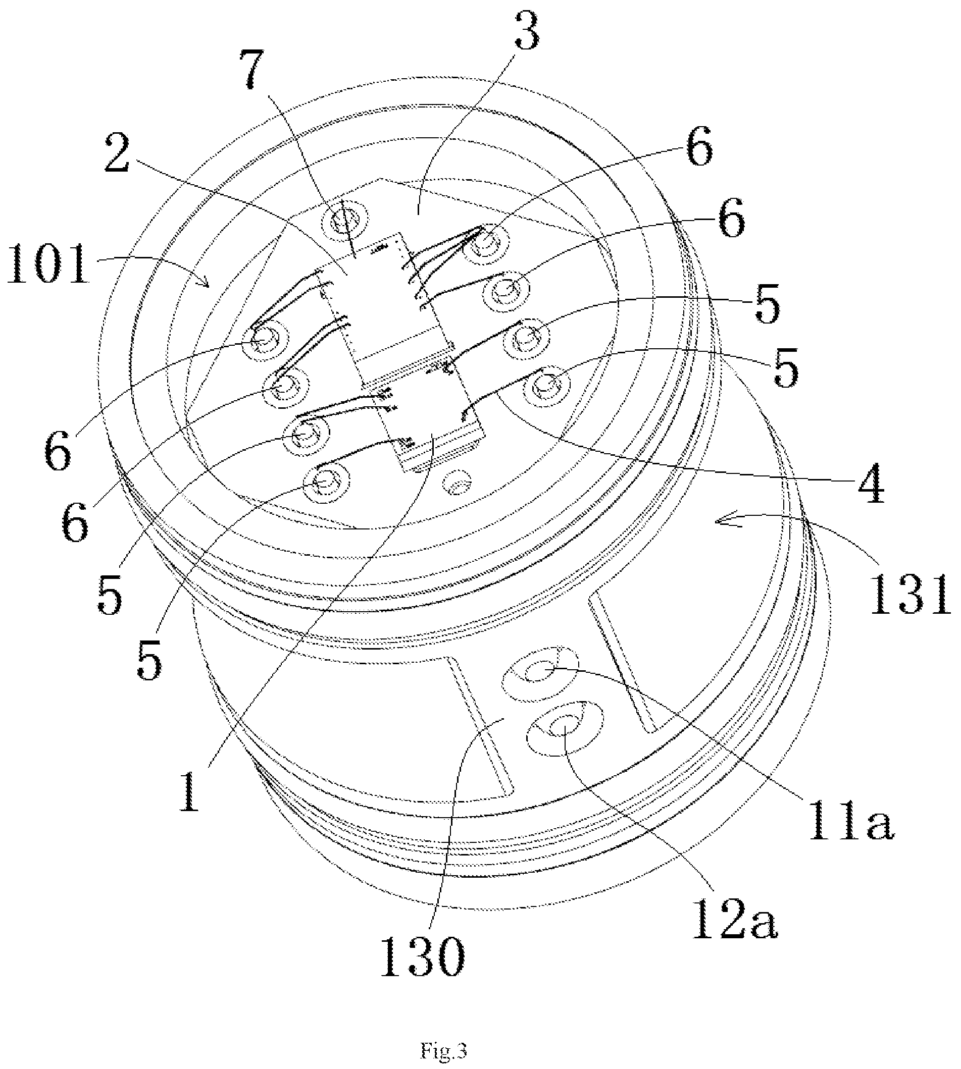 Patent US12320719 Figure 3 – Sensing device