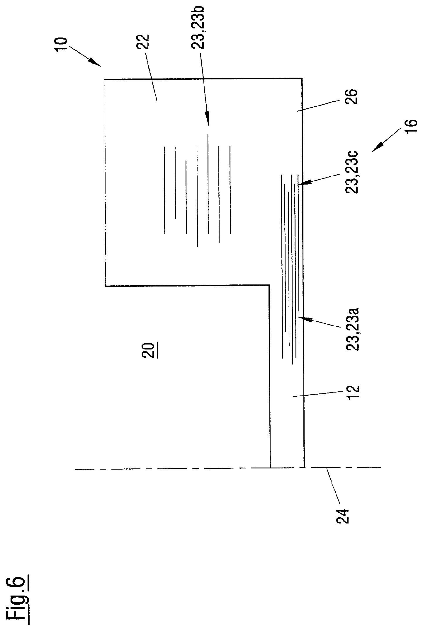 Patent US12320724 Figure 6 – Shaped body and method for producing a shaped body