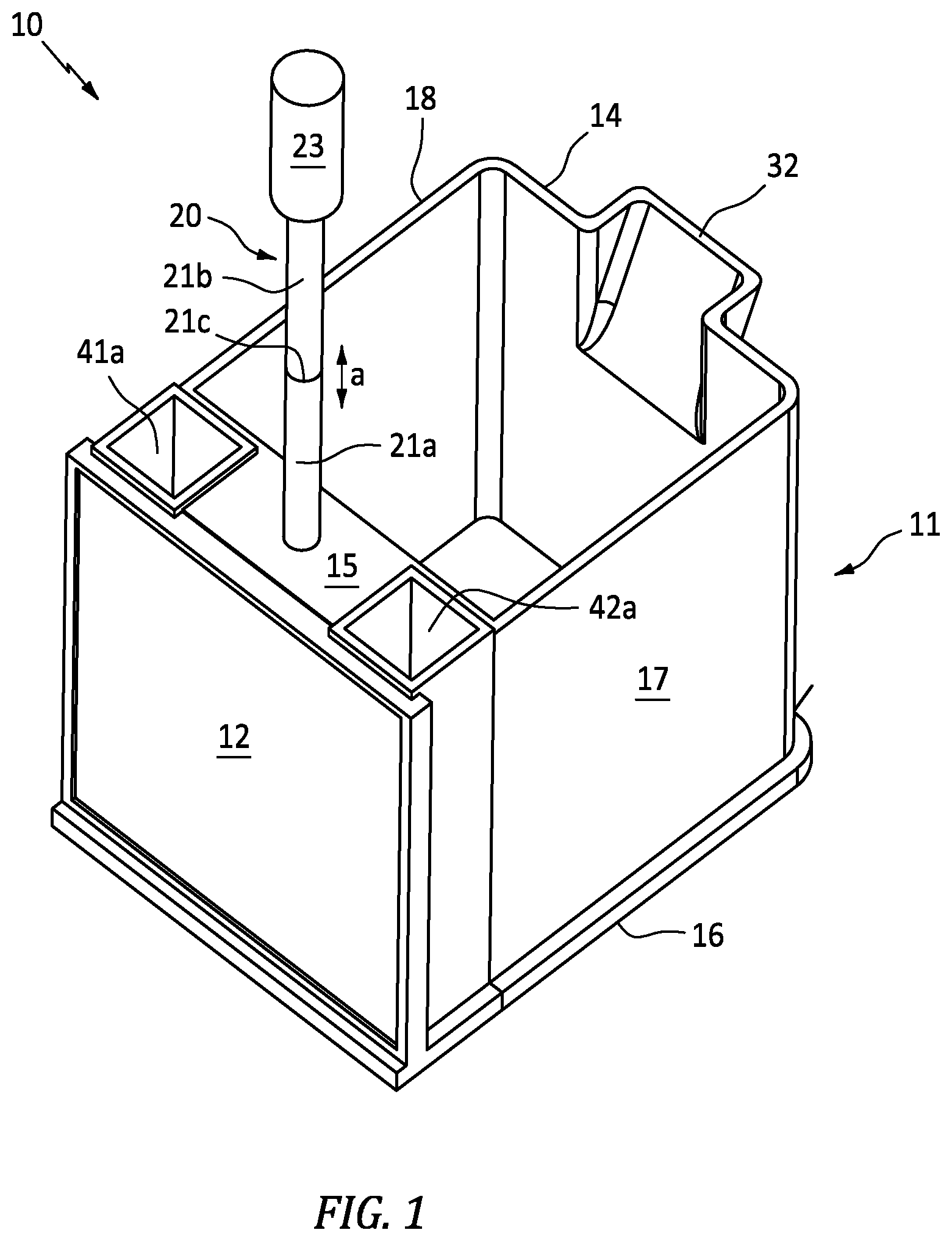 Patent US12320730 Figure 1 – Extendable pool water collection and testing device