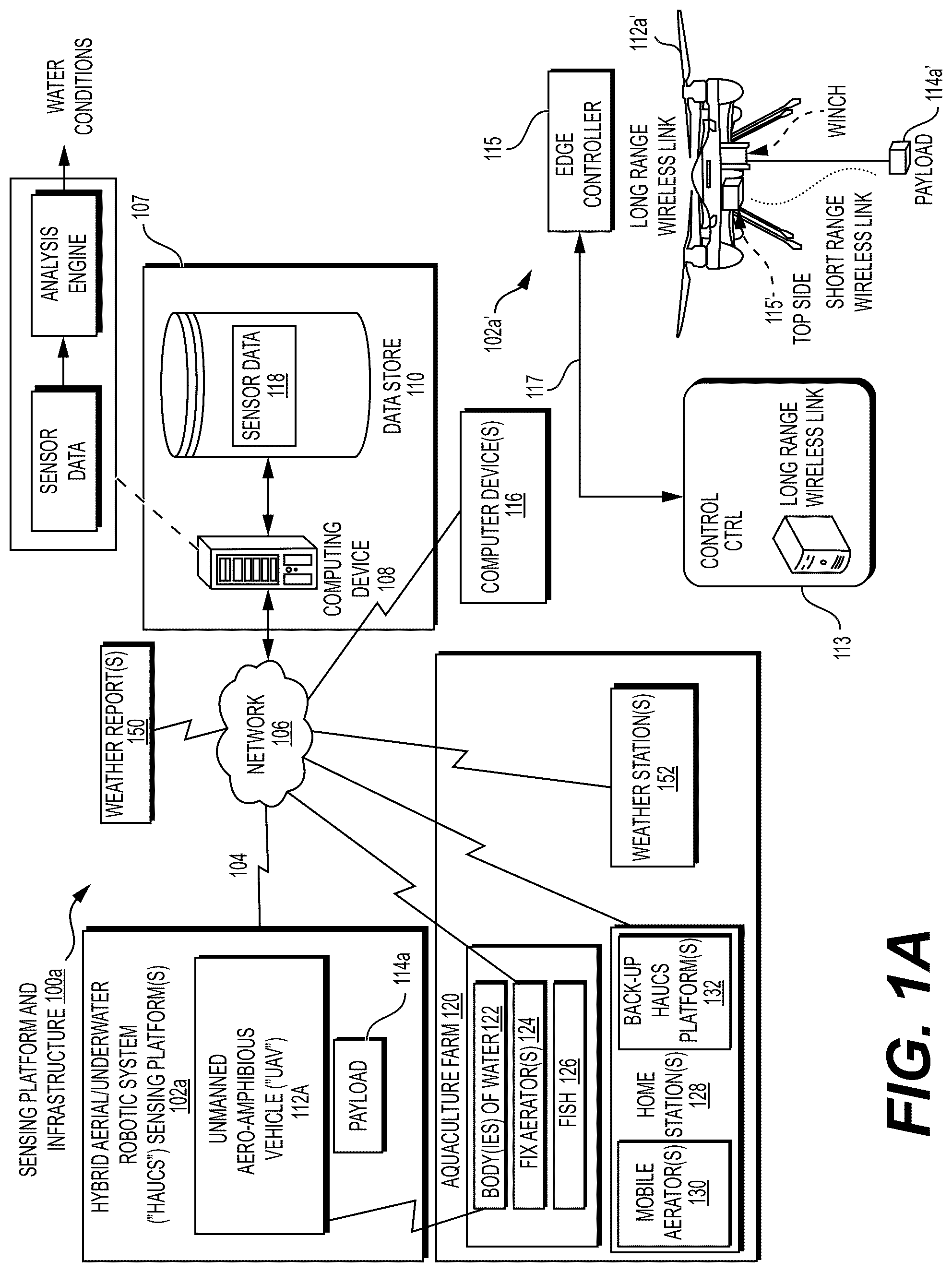 Patent US12320731 Figure 1 – Platform-independent mobile environmental sensing system