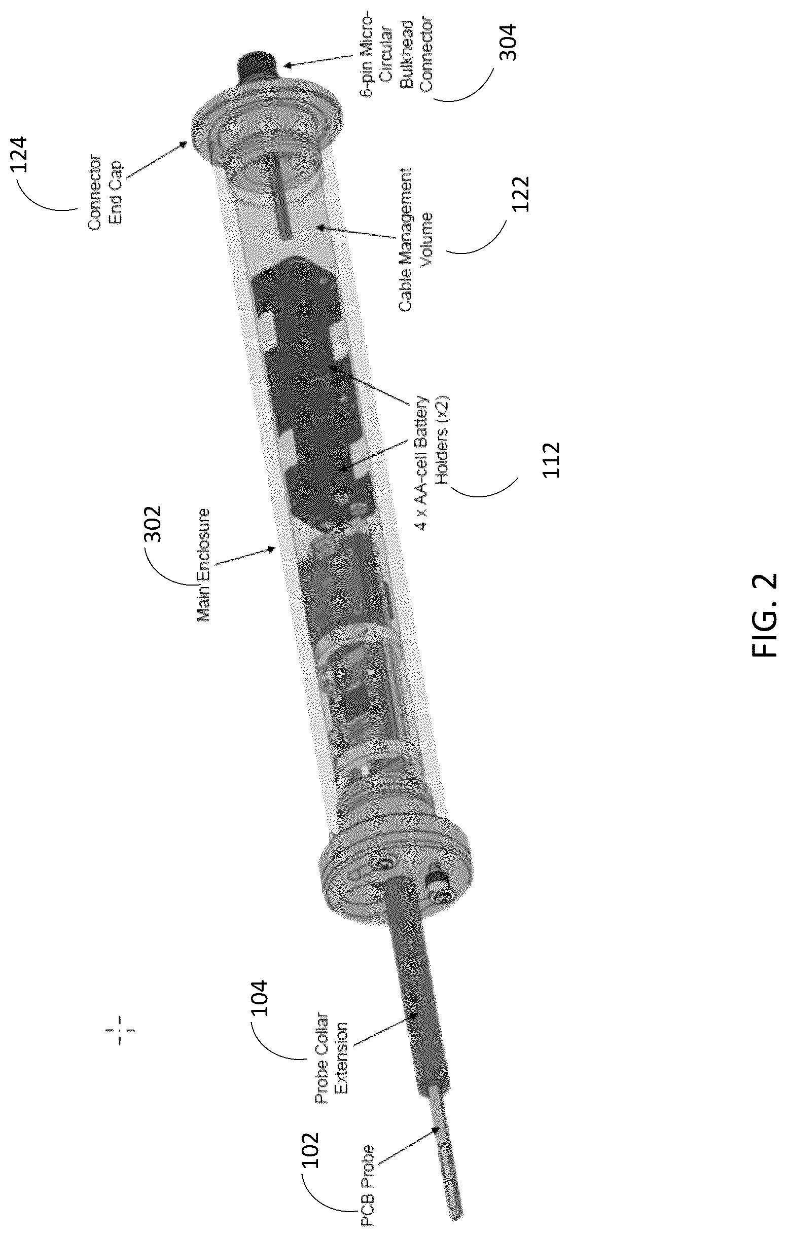 Patent US12320736 Figure 2 – Self-contained conductivity concentration profiling system