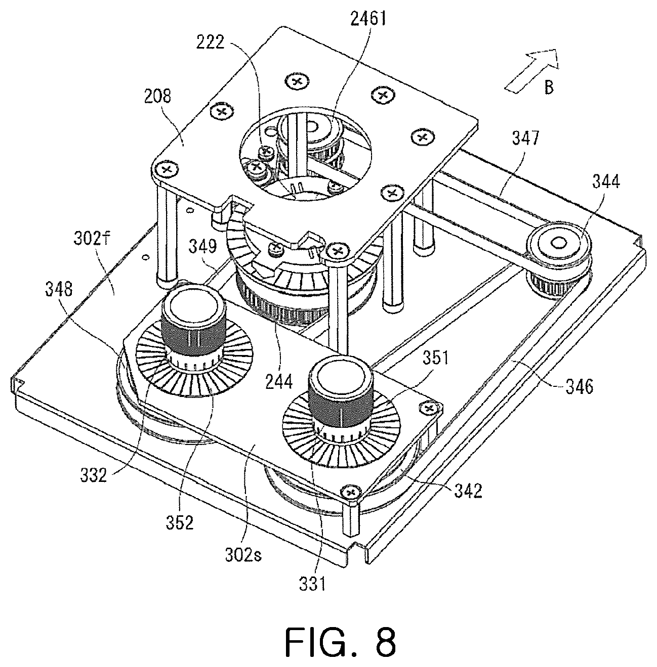 Patent US12320740 Figure 8 – Apparatus for acquiring polarized images