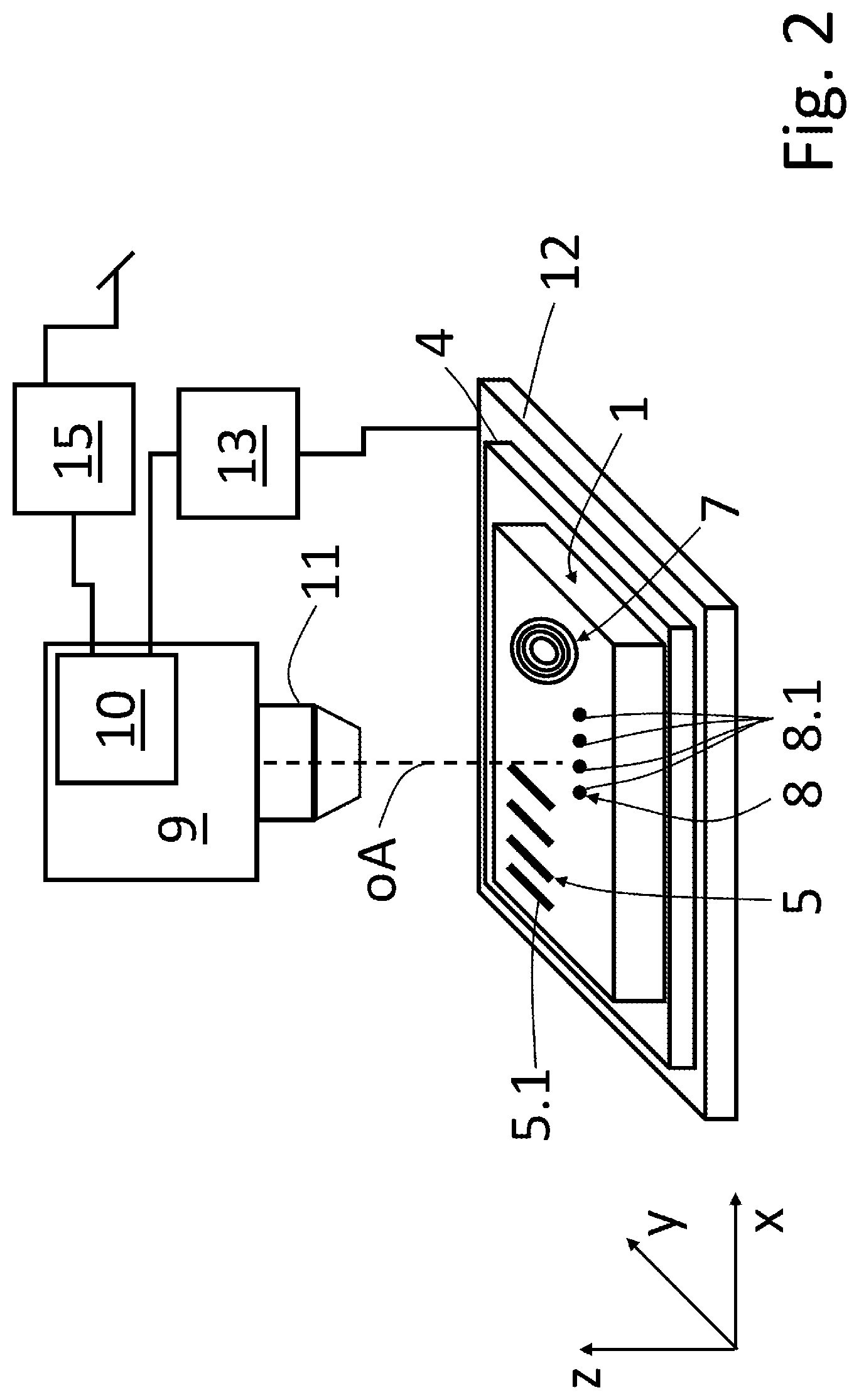 Patent US12320744 Figure 2 – Reference sample for a microscope, methods and uses