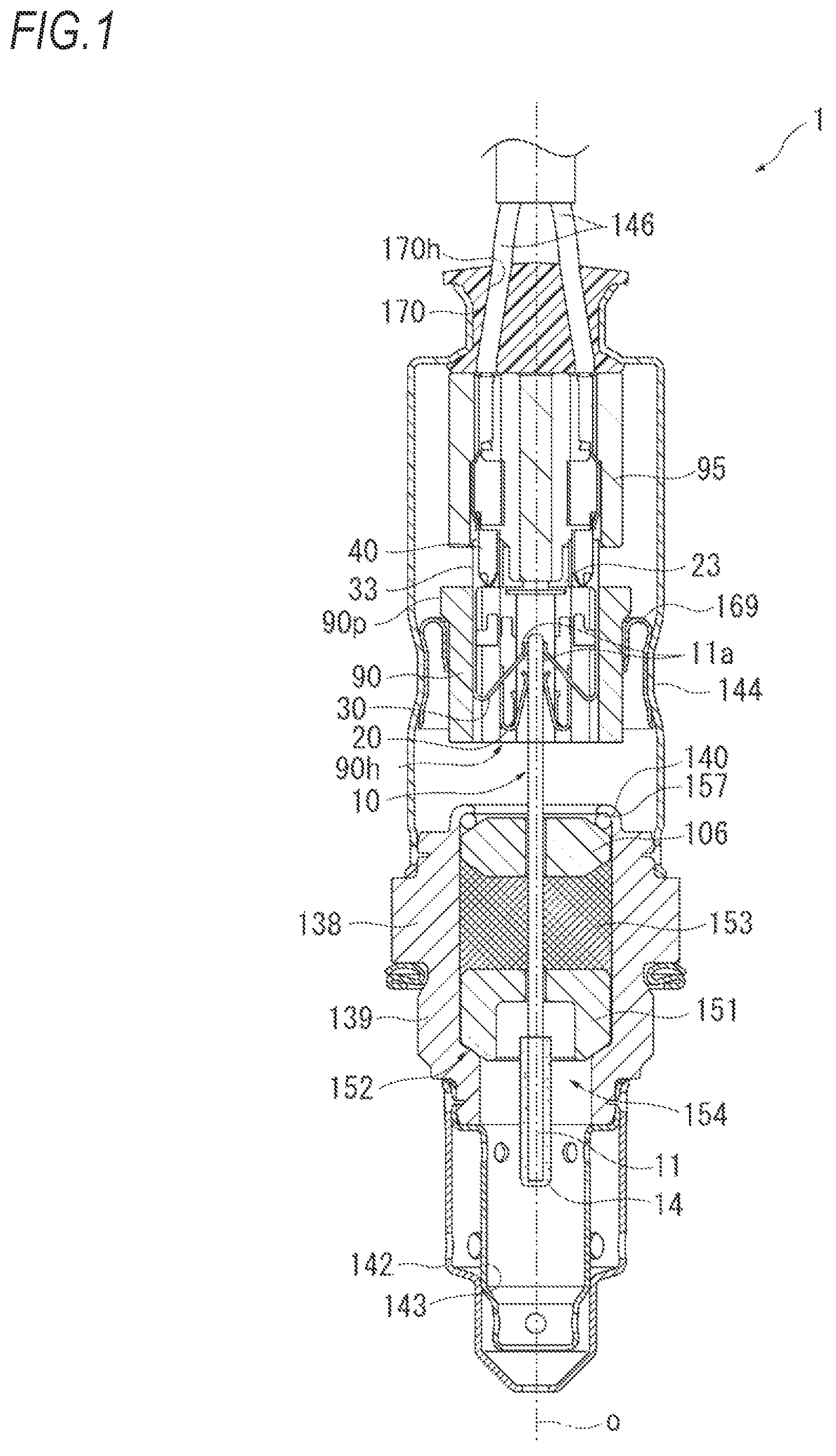 Patent US12320776 Figure 1 – Gas sensor
