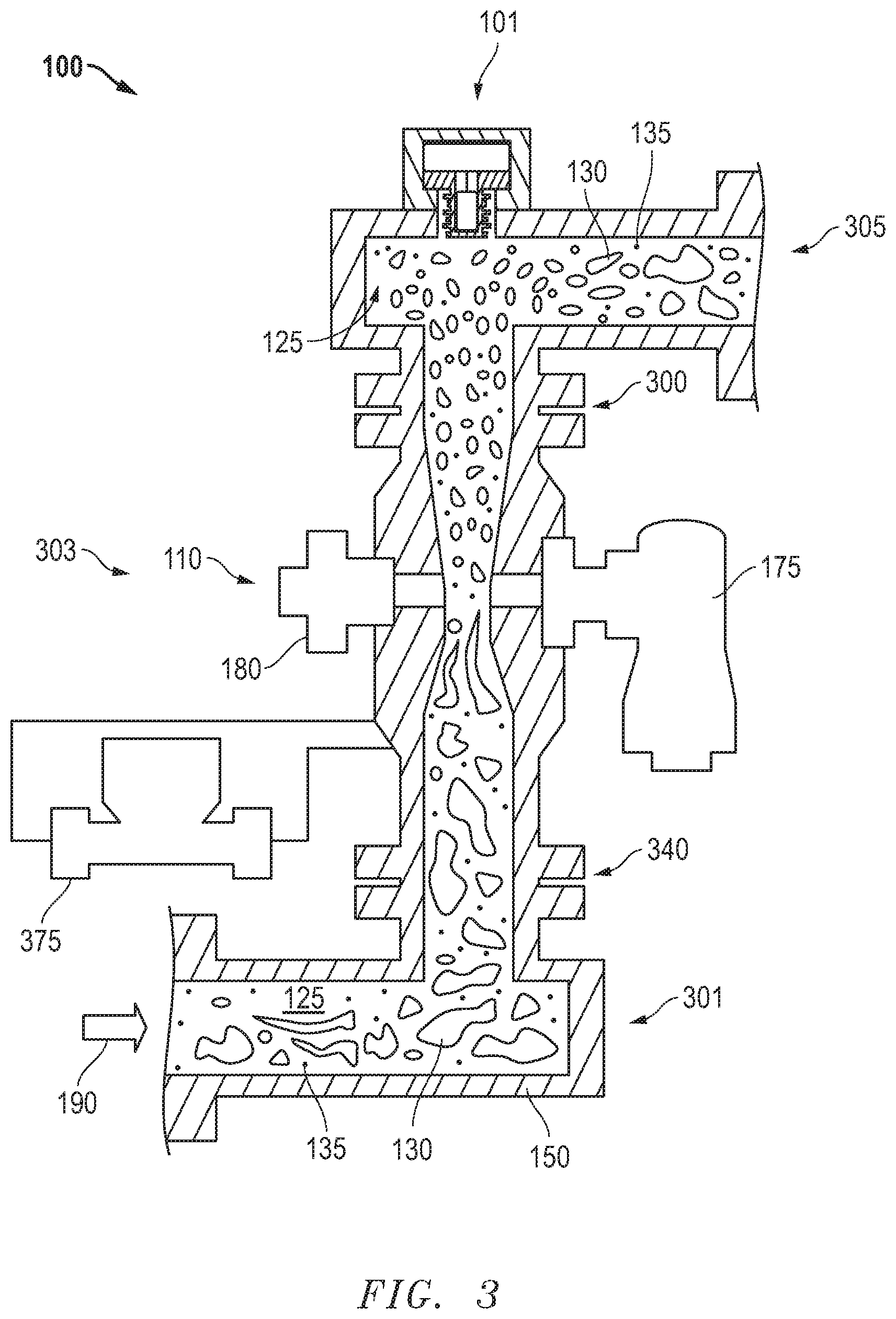Patent US12320777 Figure 3 – Oilfield production particulate monitoring assembly
