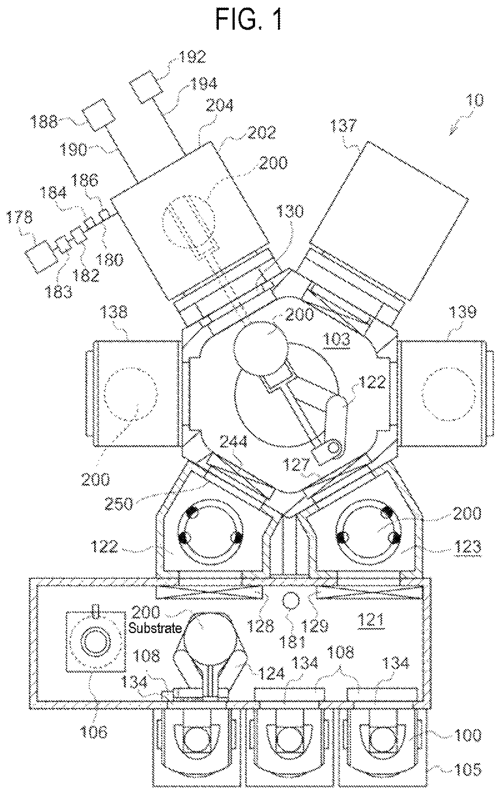Patent US12320778 Figure 1 – Method of processing substrate, substrate processing apparatus, method of manufacturing semiconductor processing apparatus, and recording medium