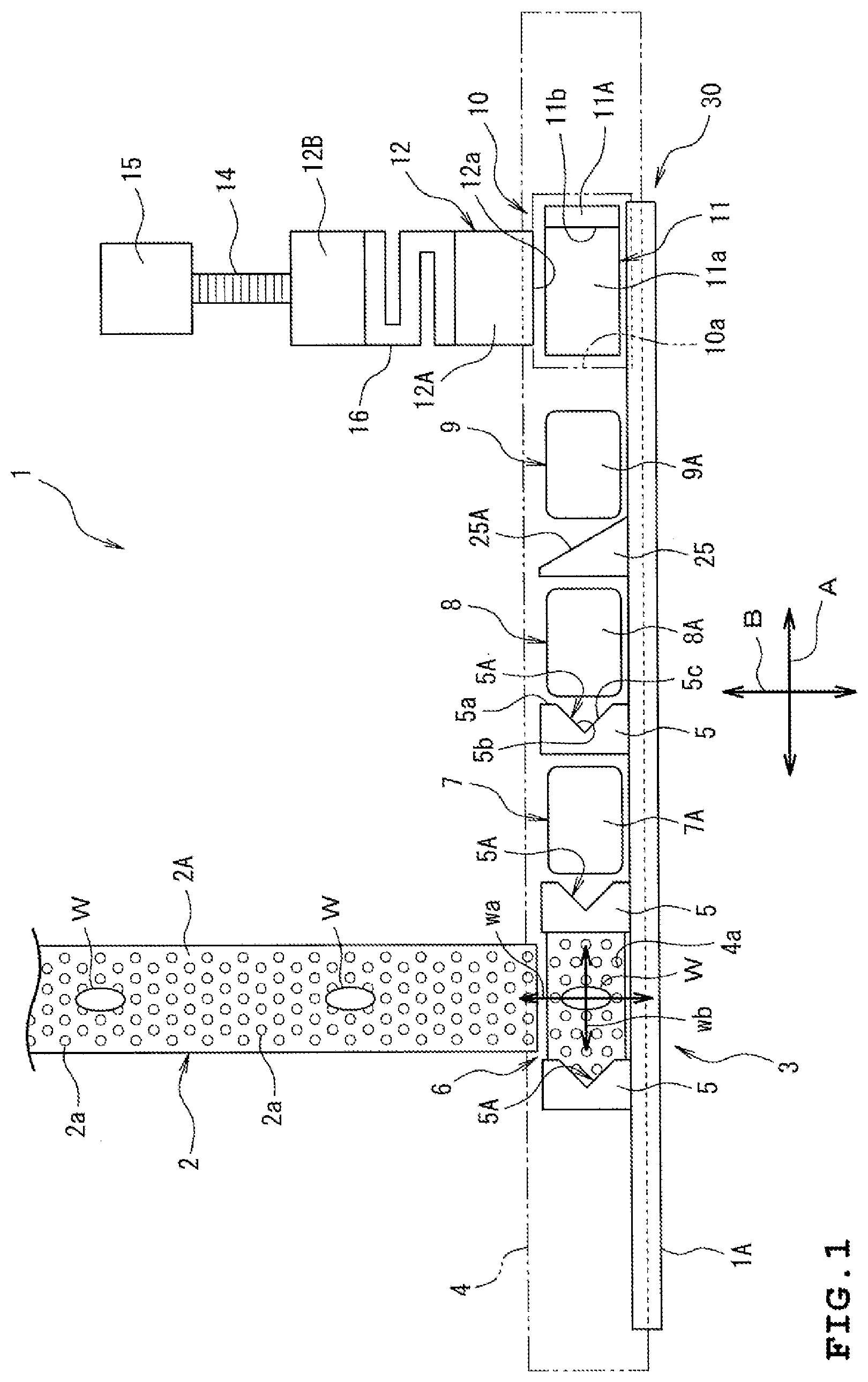 Patent US12320784 Figure 1 – Article orientation change device