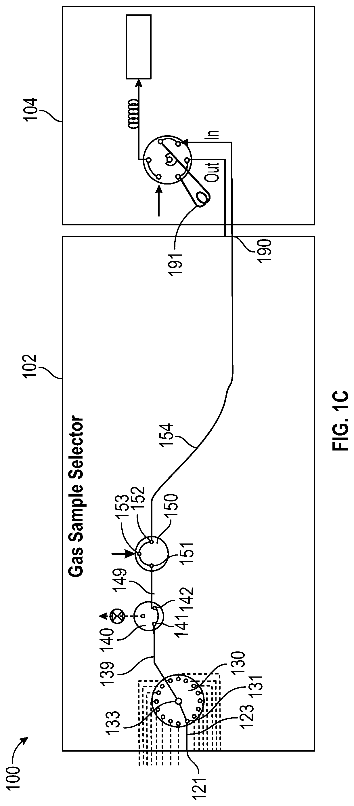 Patent US12320786 Figure 3 – Gas sample selector