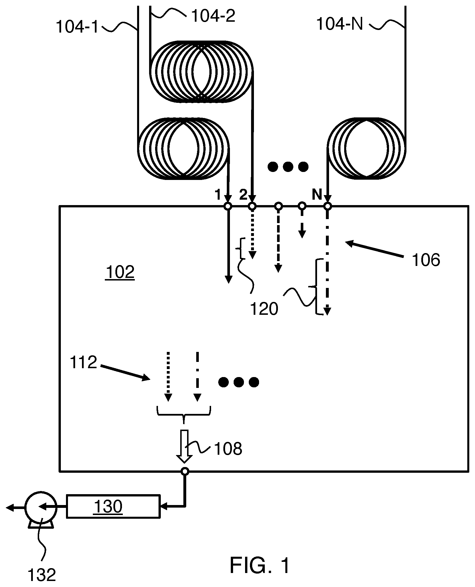 Patent US12320791 — Creating mass flow parity in a variant multi-channel sampling system — Figure 1