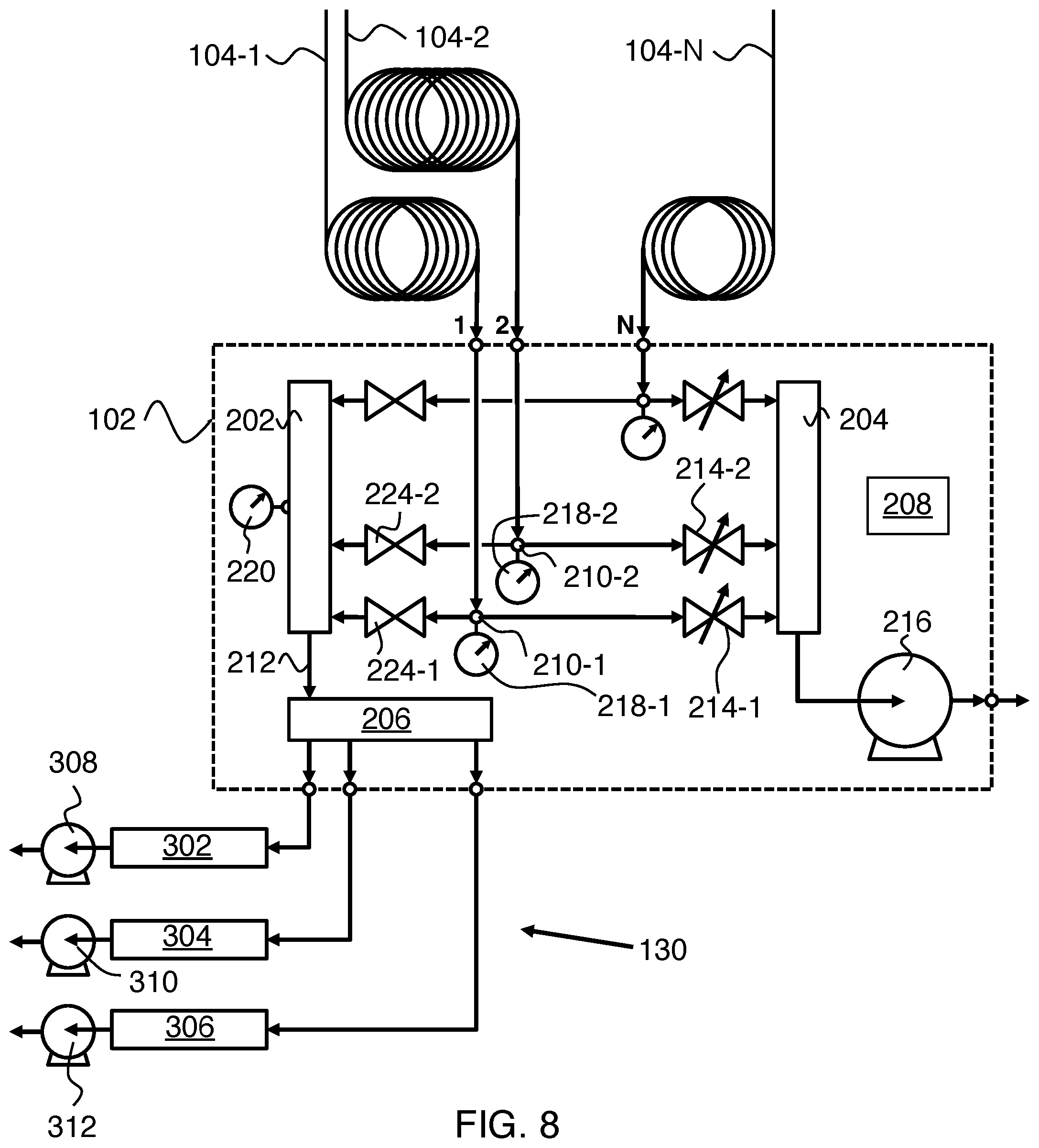 Patent US12320791 Figure 8 – Creating mass flow parity in a variant multi-channel sampling system
