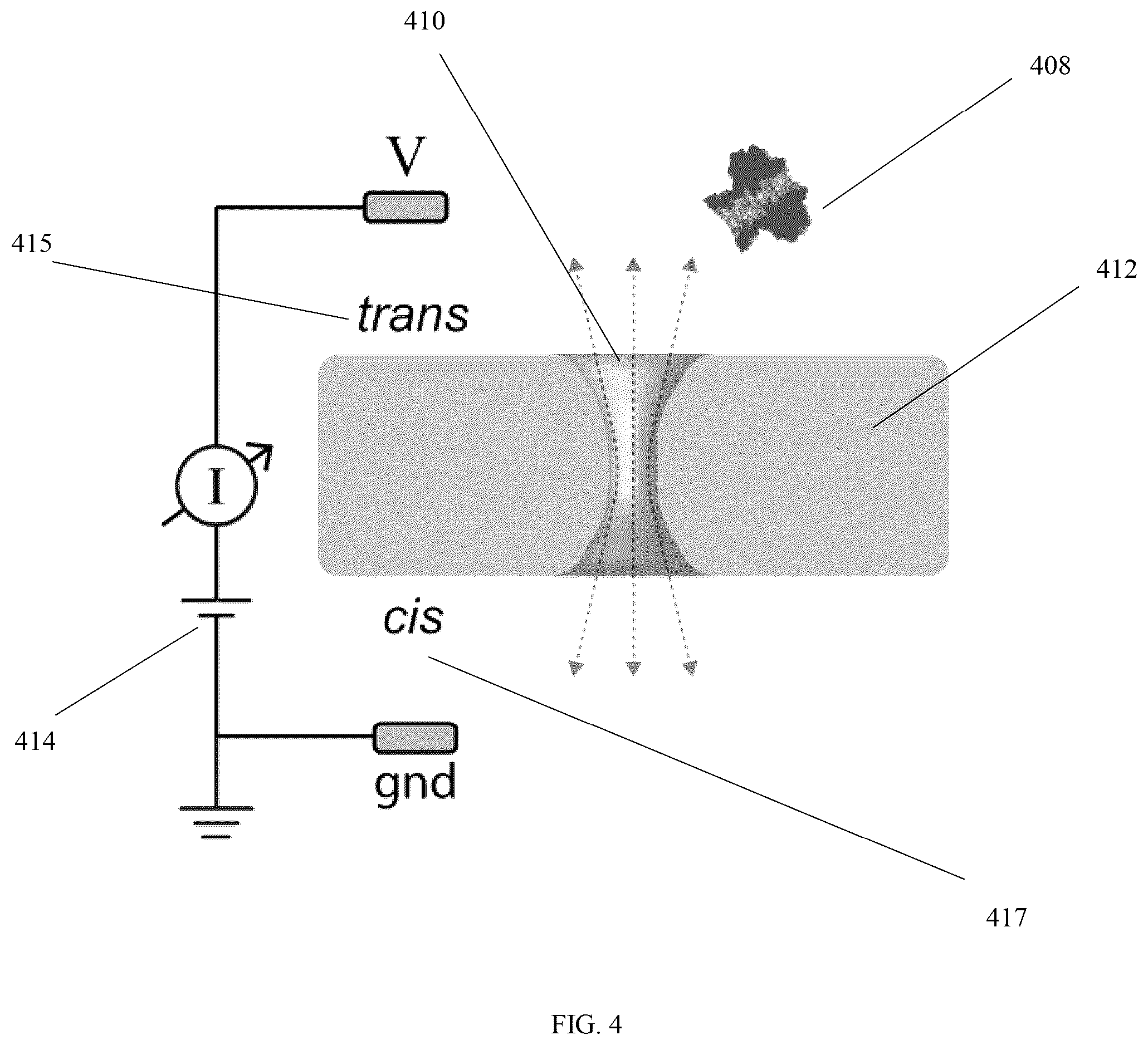 Patent US12320796 Figure 4 – Lipid-free anchoring of thermophilic bacteriophage G20c portal adapter into solid-state nanopores