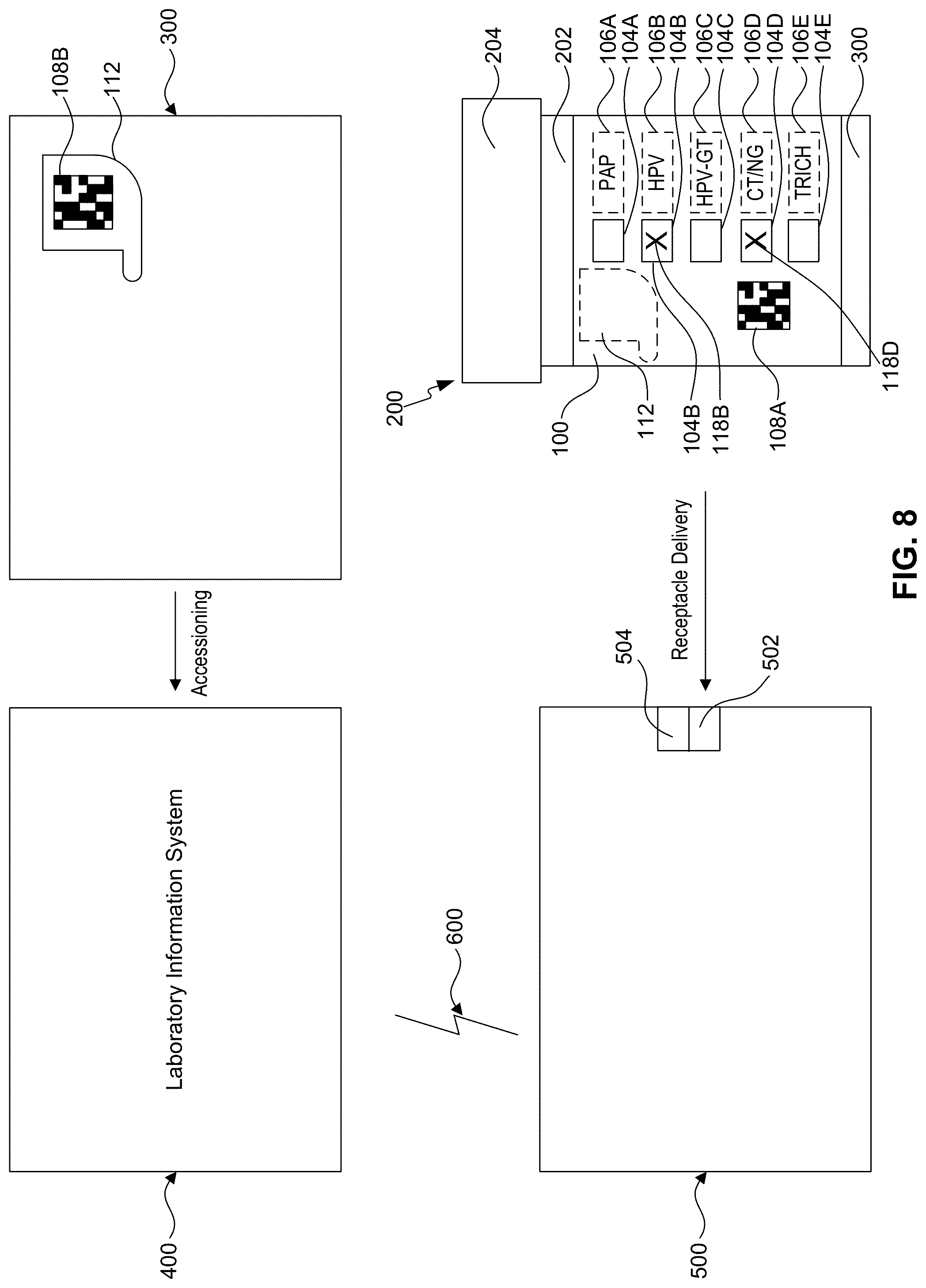 Patent US12320818 Figure 8 – Method of processing a sample