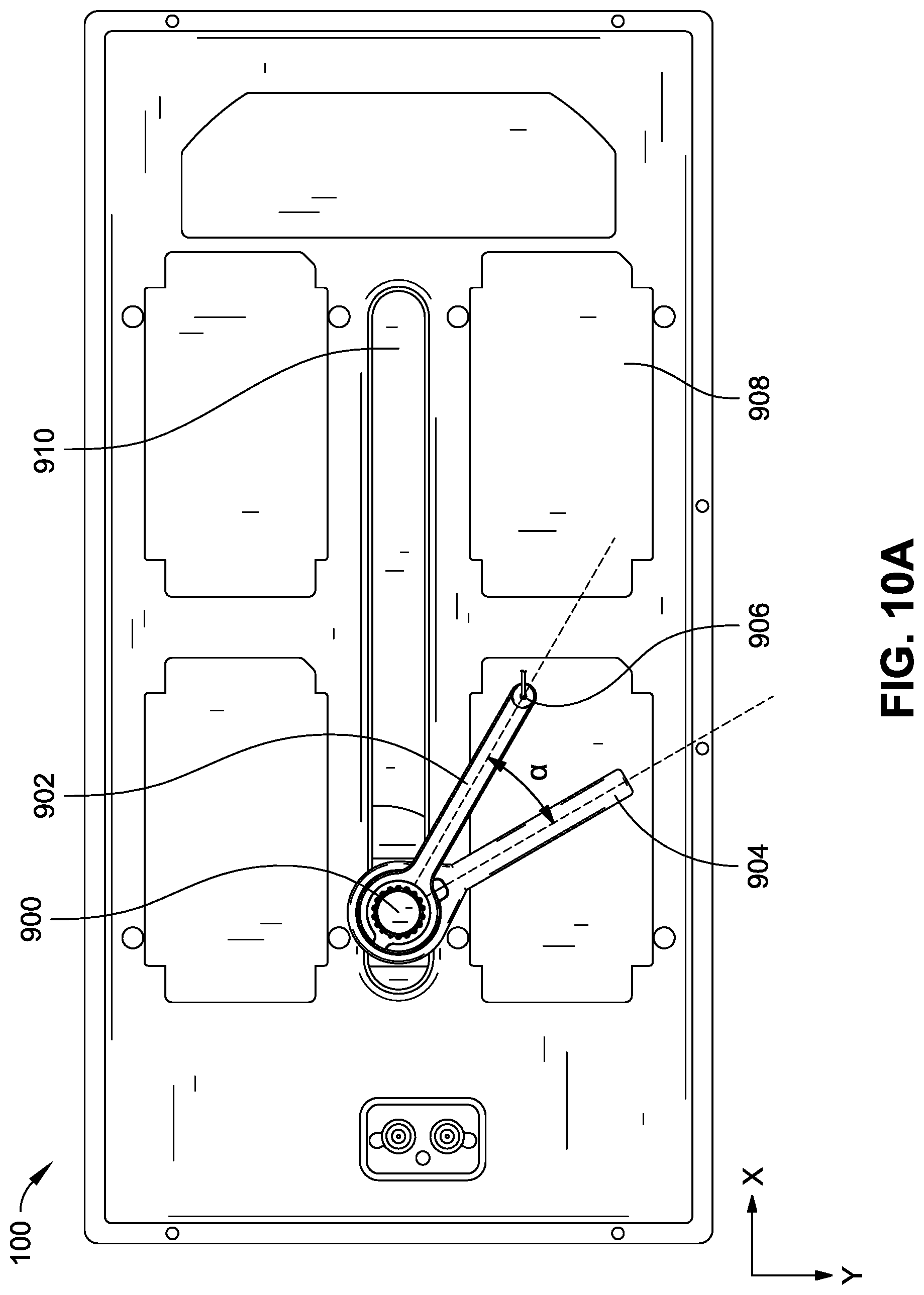 Patent US12320821 Figure 12 – Autosampler system with automated sample container cover removal and sample probe positioning