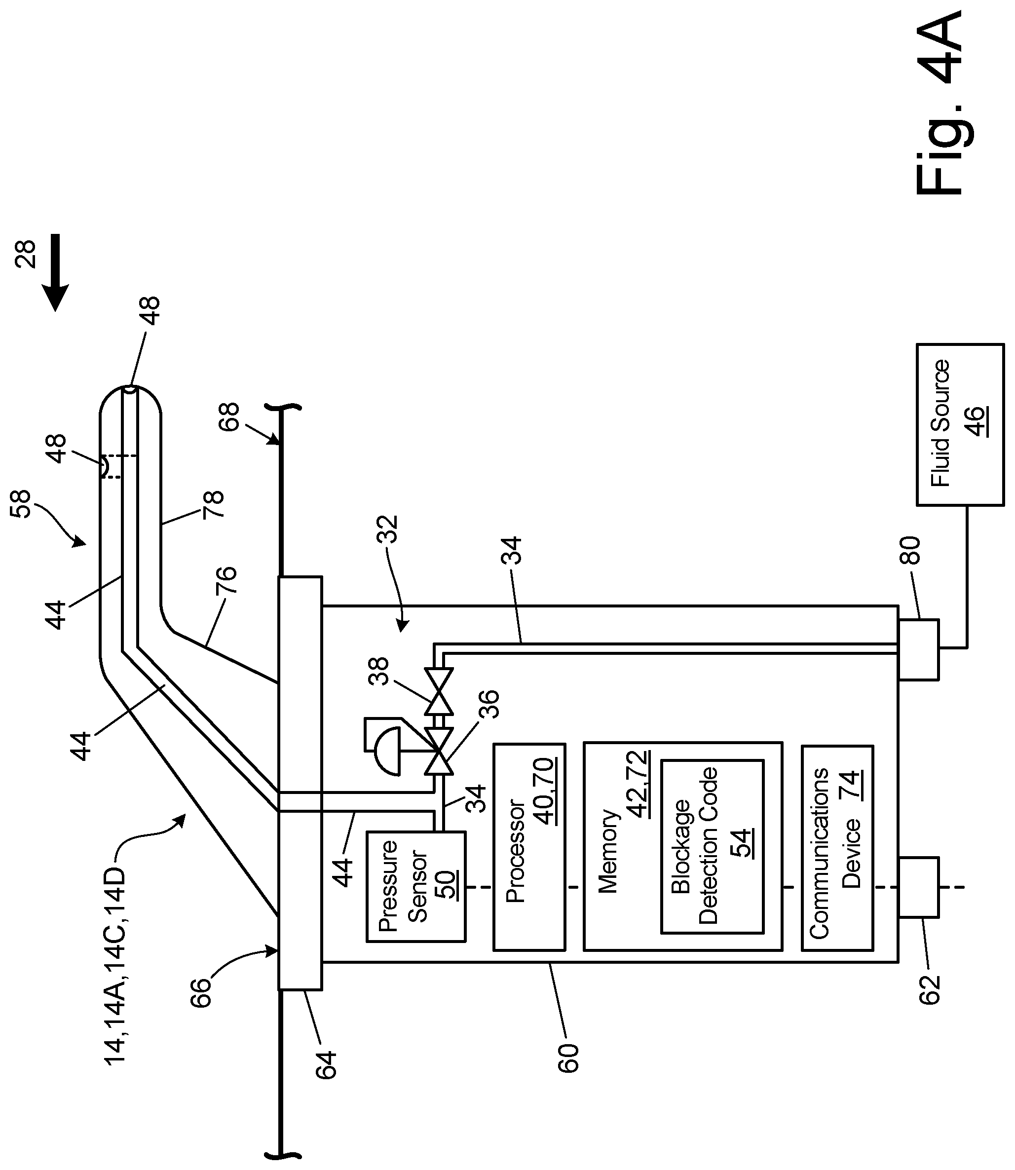 Patent US12320825 Figure 4 – Probe blockage detection and removal
