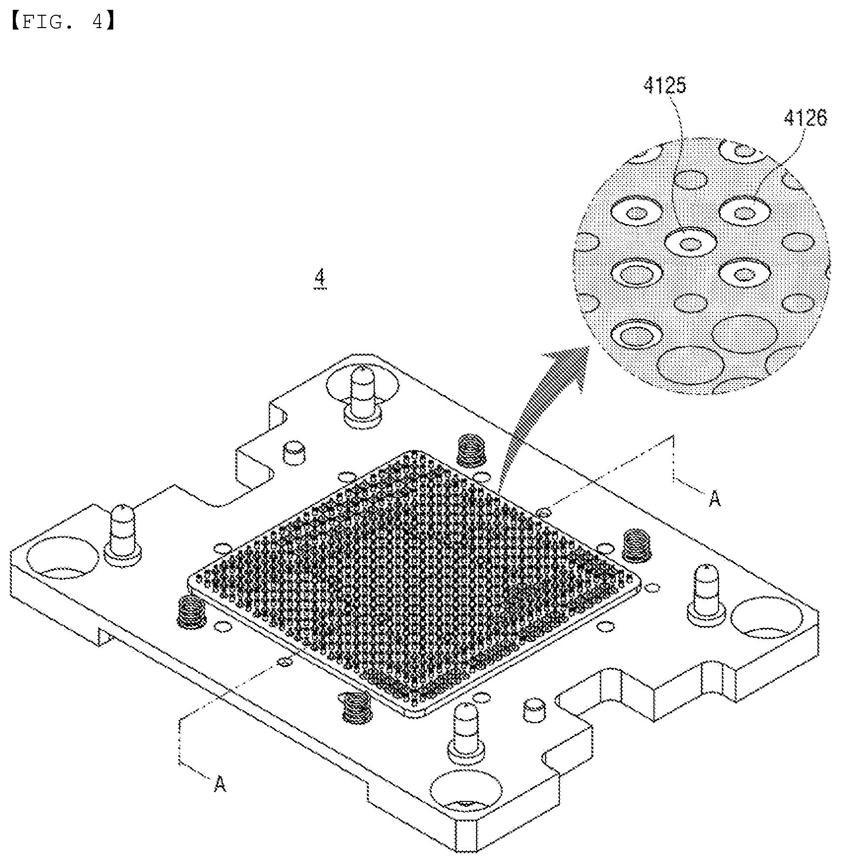Patent US12320827 Figure 4 – Test socket and method of fabricating the same