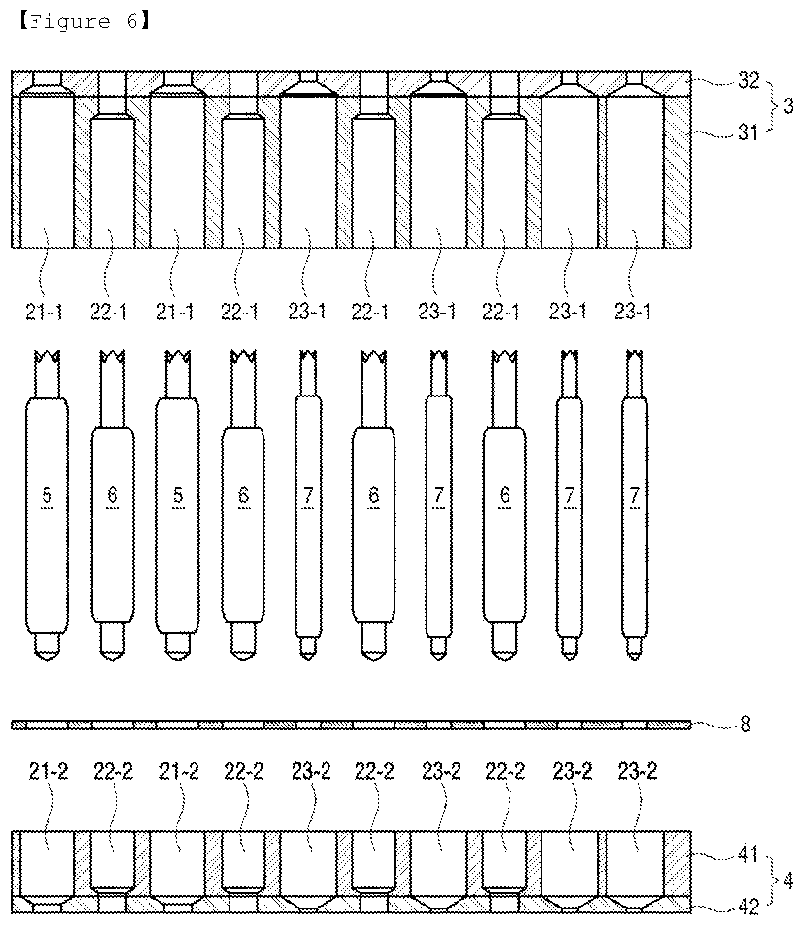 Patent US12320833 Figure 6 – Method for fabricating test socket