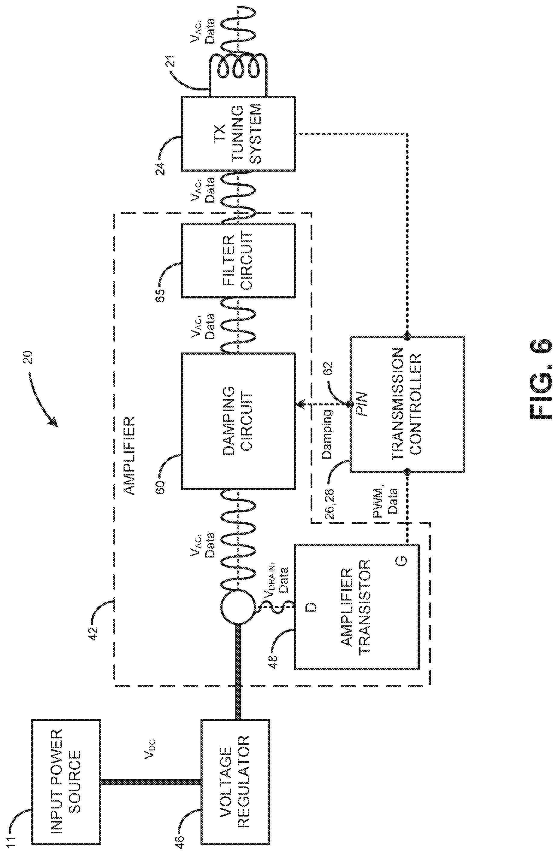 Patent US12320838 Figure 6 – Testing device for electronic devices with in-band virtualized wired communications