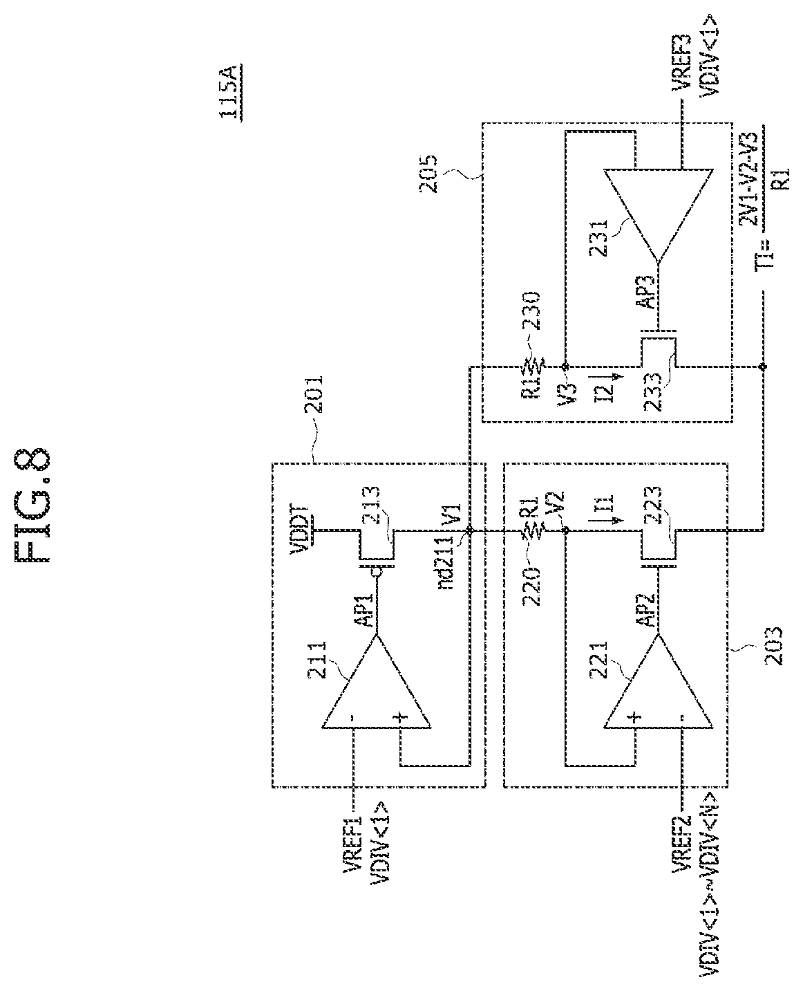 Patent US12320840 Figure 8 – Electronic device related to detection of internal voltage
