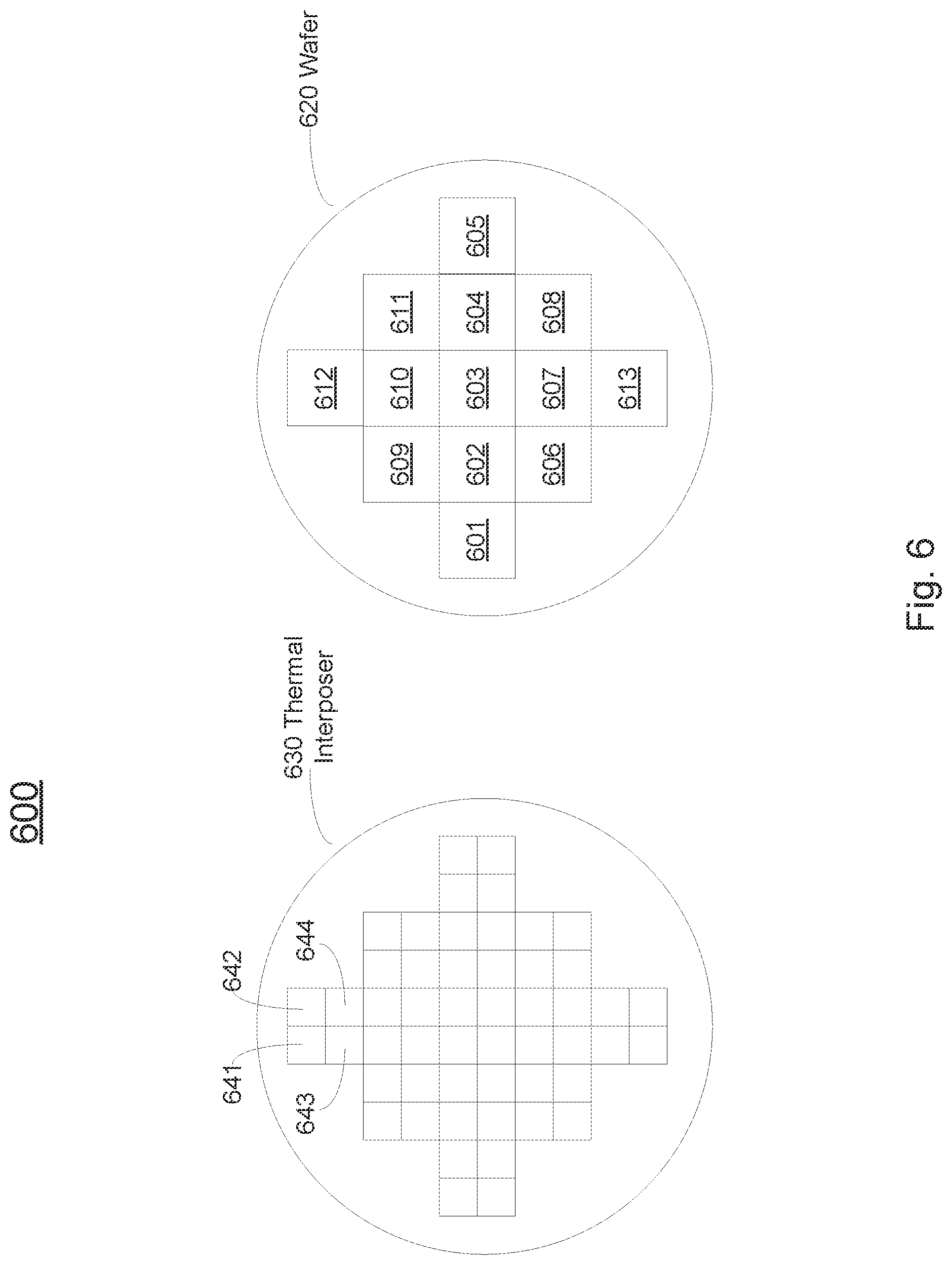 Patent US12320841 Figure 6 – Wafer scale active thermal interposer for device testing
