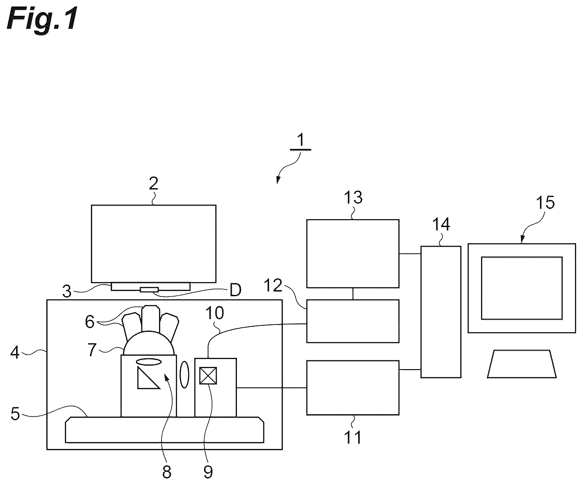 Patent US12320842 Figure 1 – Inspection device for a semiconductor device