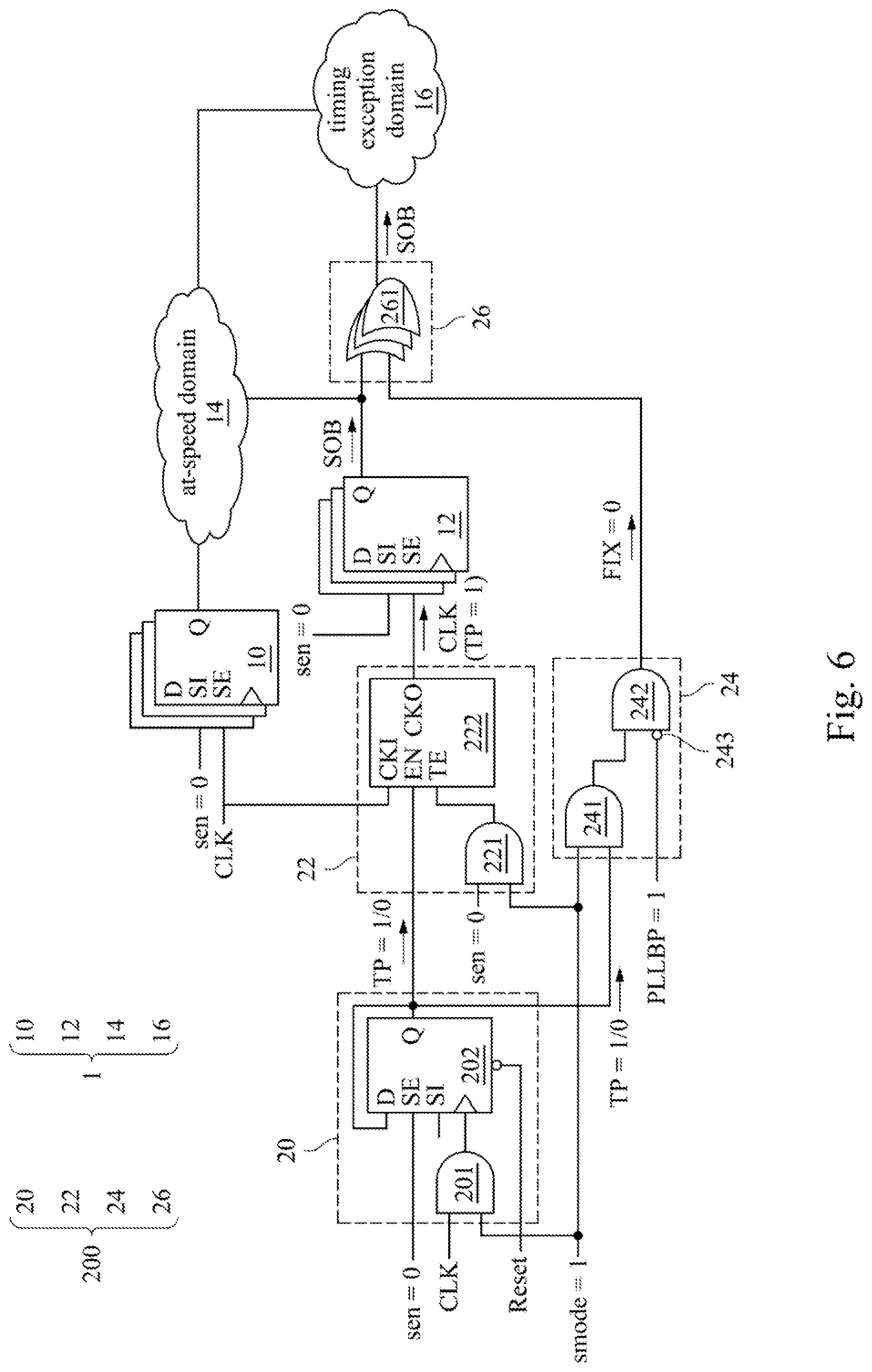 Patent US12320849 Figure 7 – Clock control circuit and method