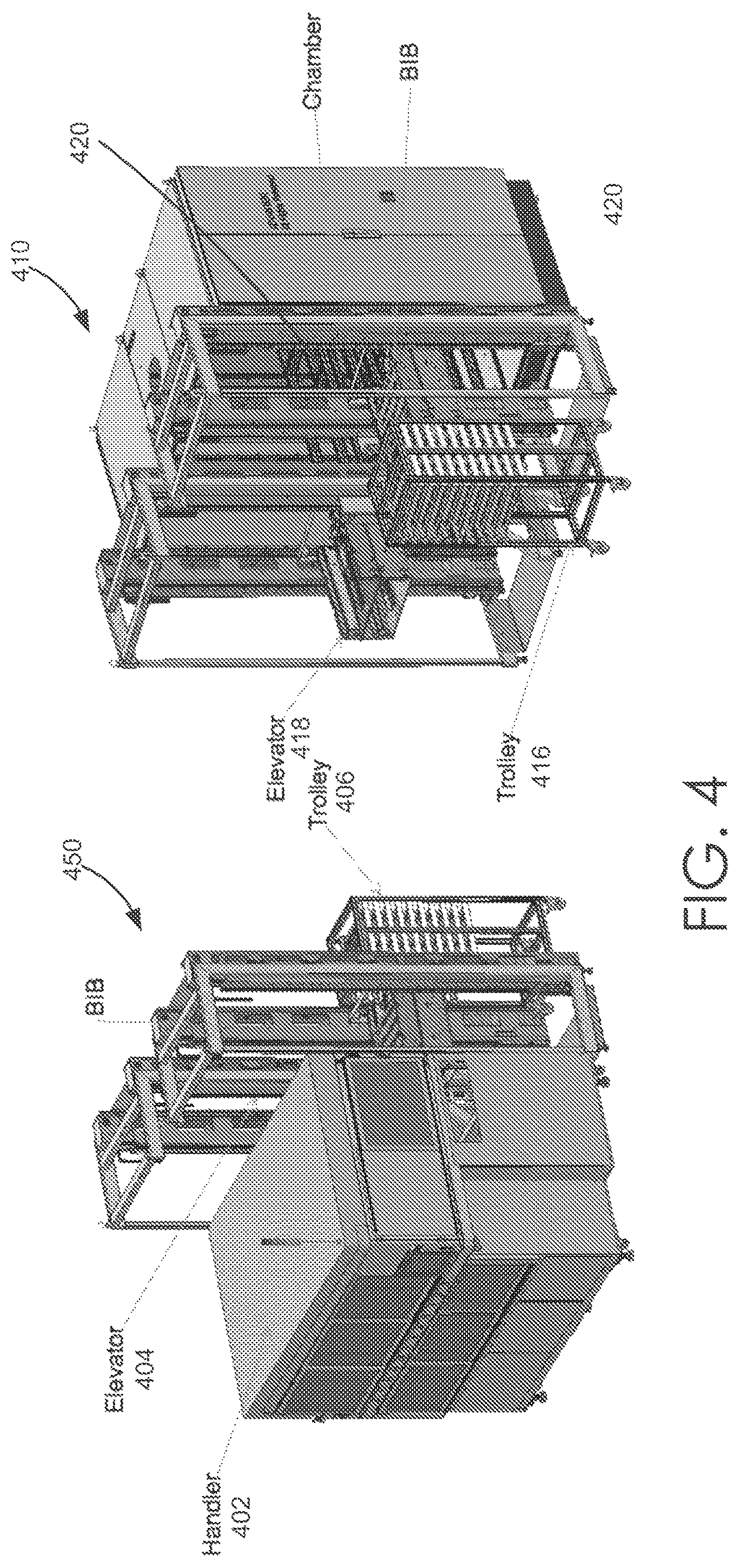Patent US12320852 Figure 6 – Passive carrier-based device delivery for slot-based high-volume semiconductor test system