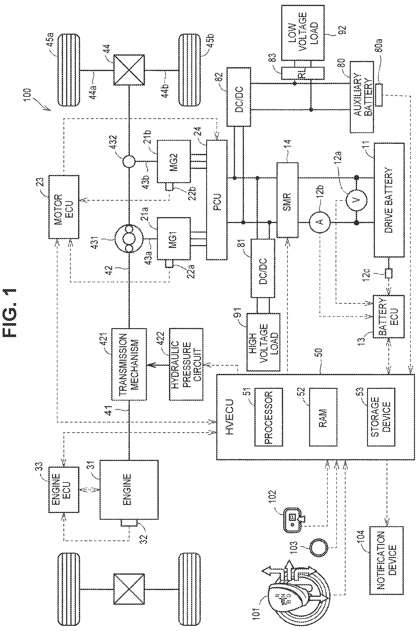 Patent US12320860 Figure 1 – Deterioration diagnosis apparatus of assembled battery and deterioration diagnosis method of assembled battery