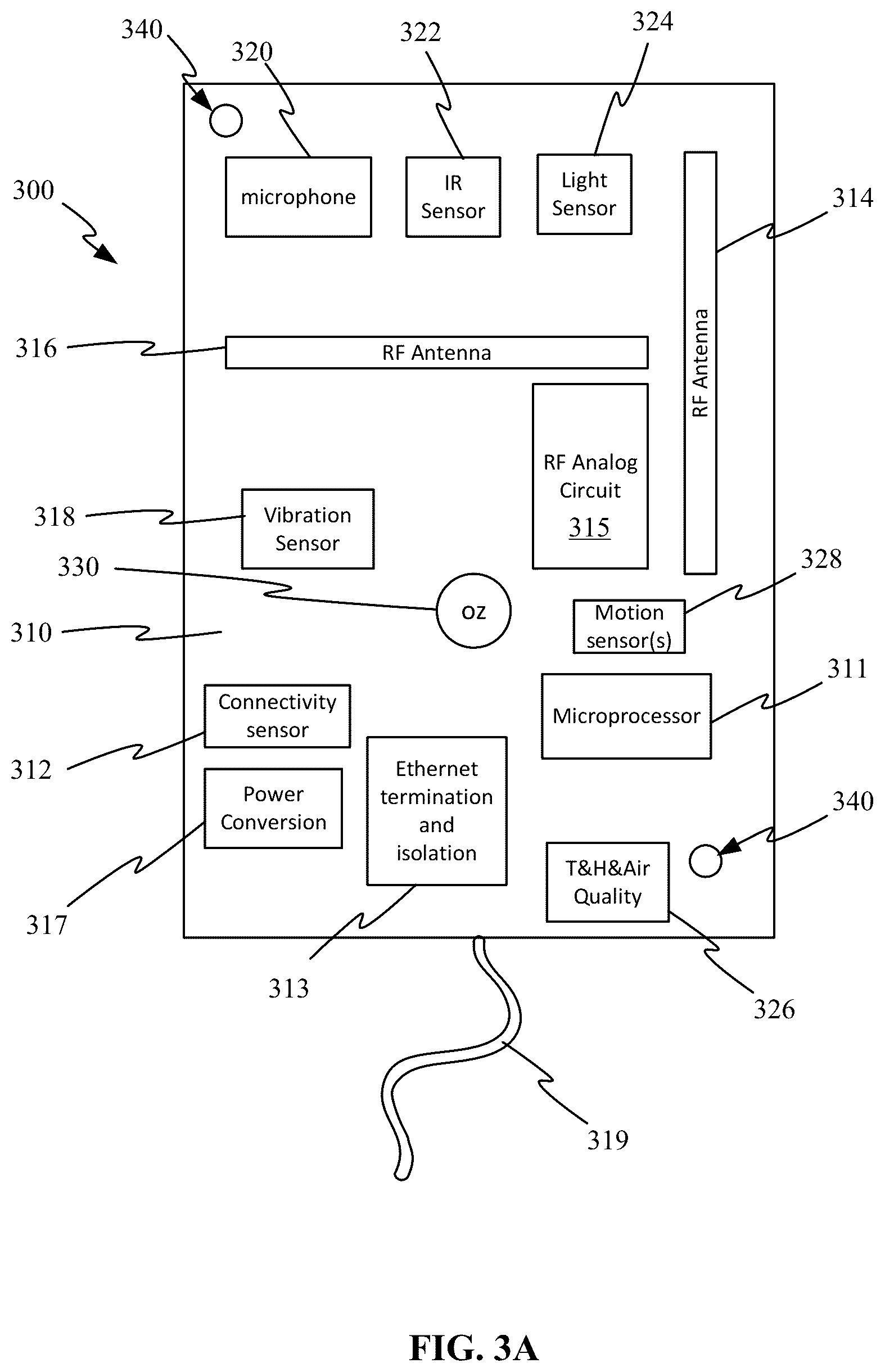 Patent US12320864 Figure 3 – Multiparameter noninvasive arching discharge anomaly monitoring device and method
