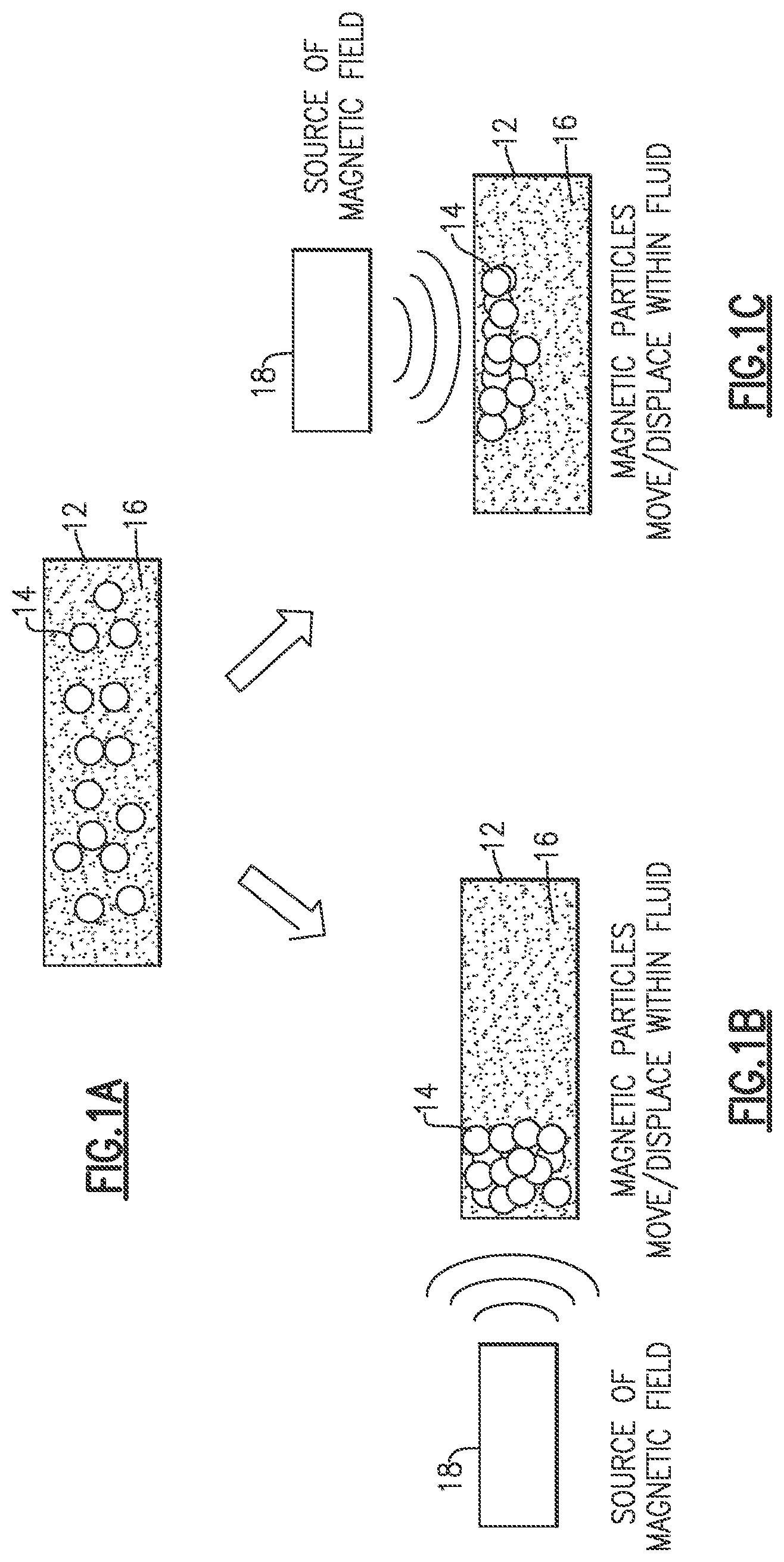 Patent US12320868 — Magnetic field measurement using container with particle — Figure 1