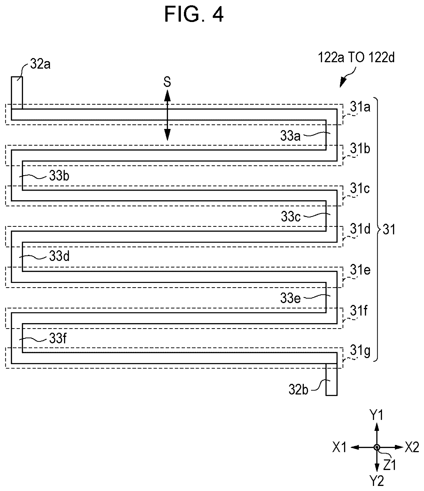 Patent US12320869 Figure 4 – Magnetic sensor and current sensor including magneto-resistance element