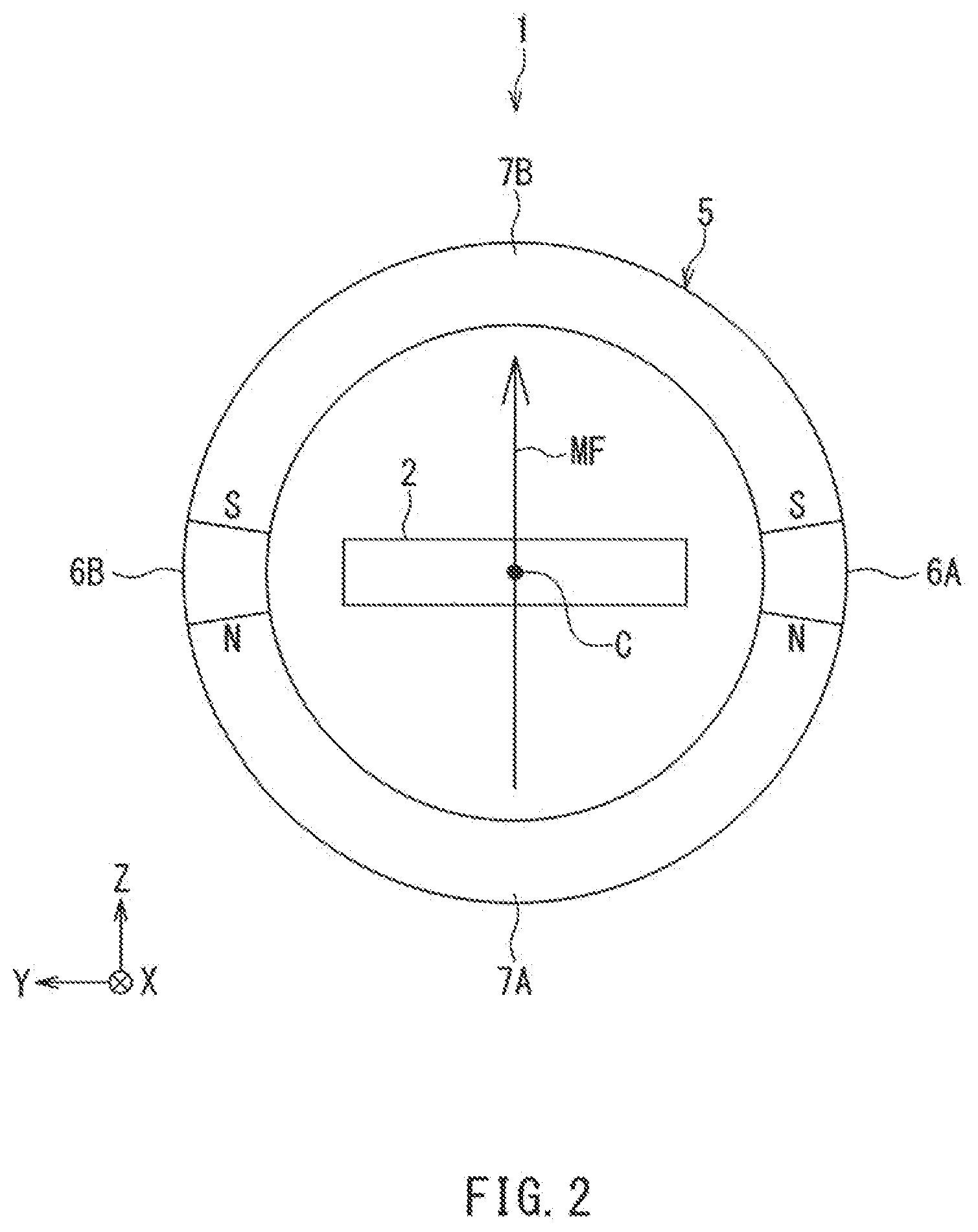 Patent US12320872 Figure 2 – Magnetic sensor and magnetic sensor system