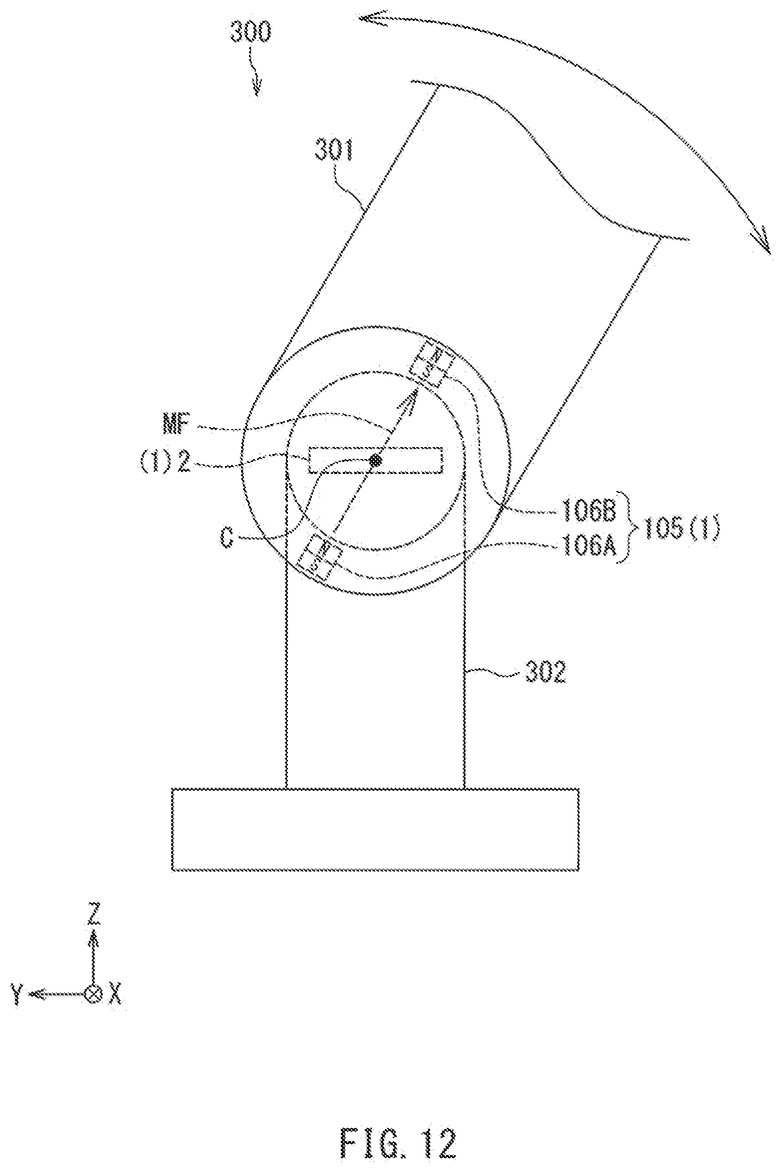 Patent US12320872 Figure 8 – Magnetic sensor and magnetic sensor system
