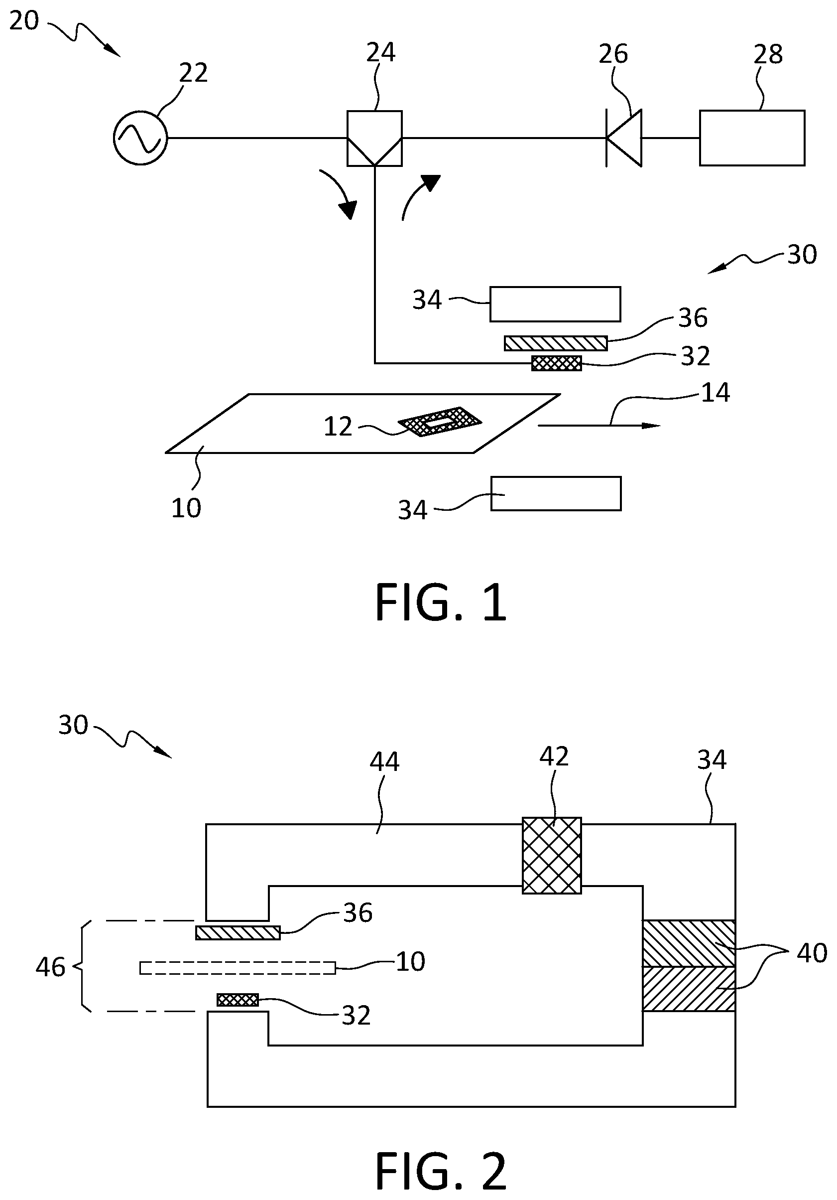 Patent US12320876 Figure 1 – Sensor element and device for authenticating a data carrier having a spin resonance feature