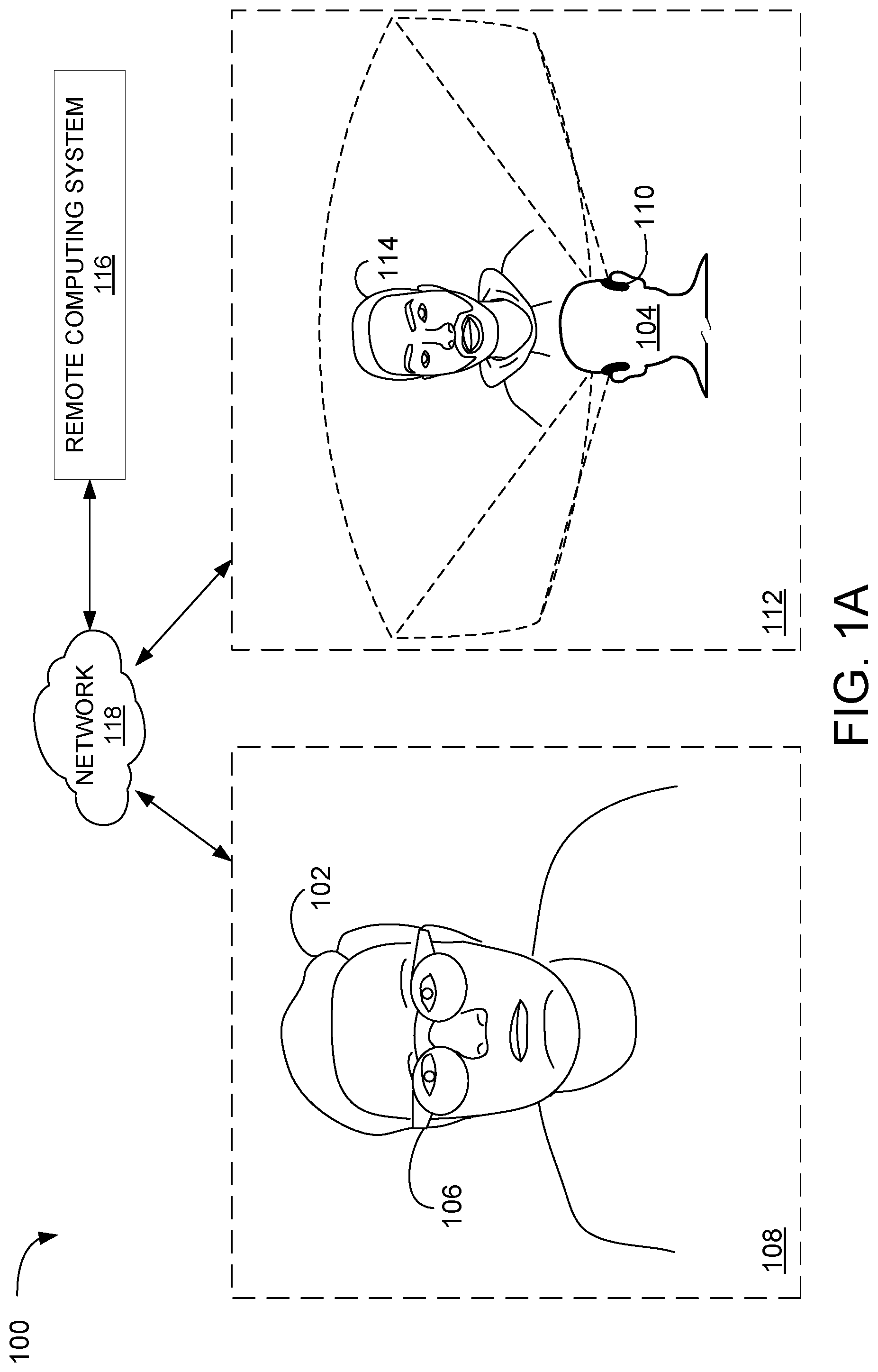 Patent US12320888 — Controlling computer-generated facial expressions — Figure 1