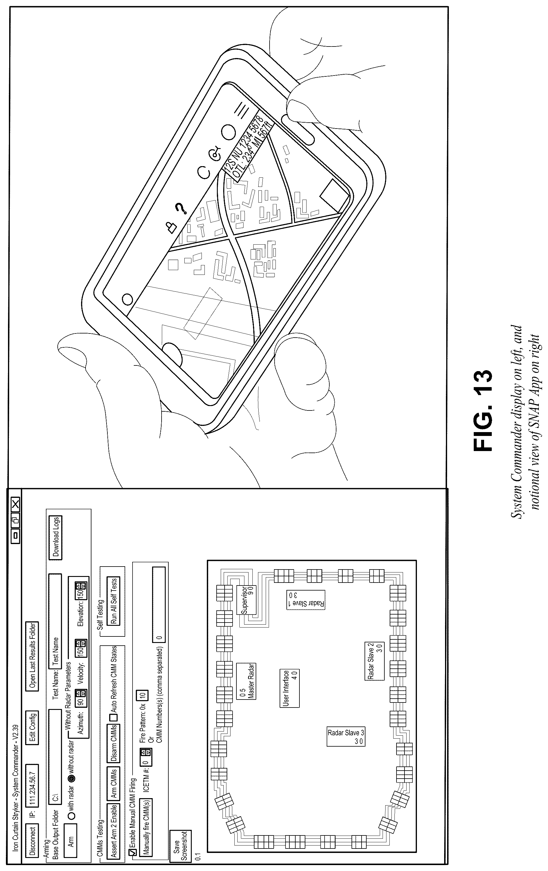Patent US12320889 Figure 13 – Scalable networked active protection (SNAP)