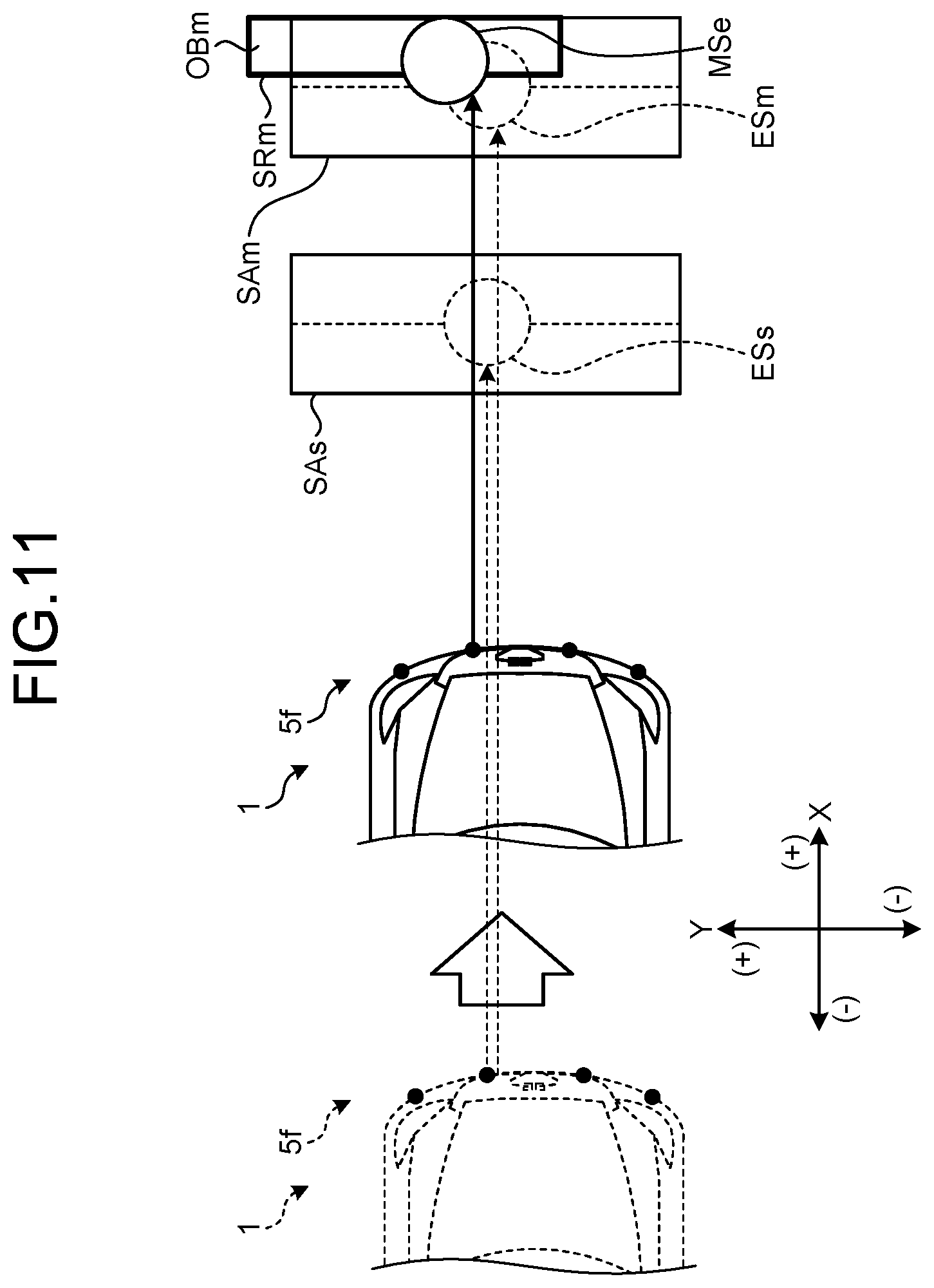 Patent US12320894 Figure 11 – Vehicle and obstacle detection device