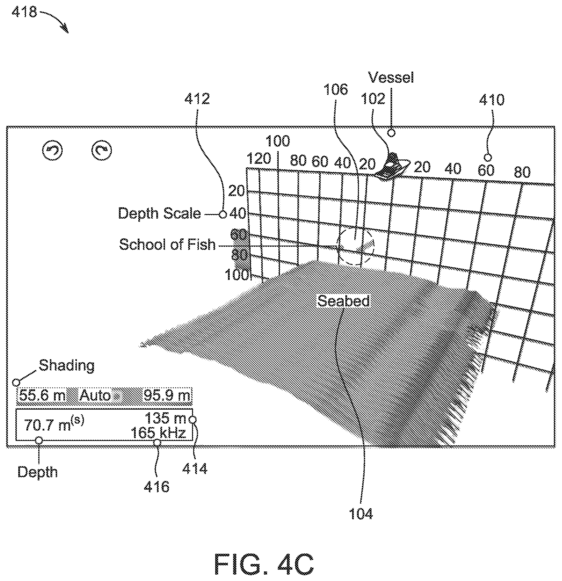 Patent US12320895 Figure 6 – Fish finder system and method