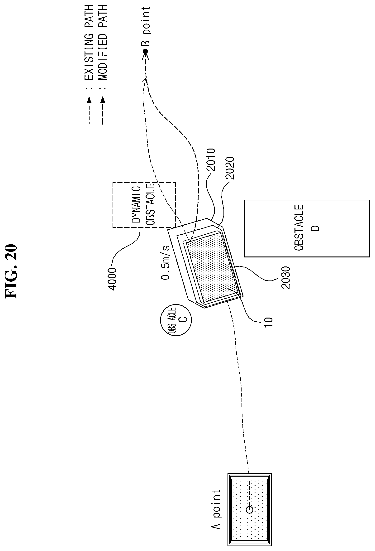 Patent US12320900 Figure 17 – Apparatus and method for generating dynamic safety zone of mobile robot