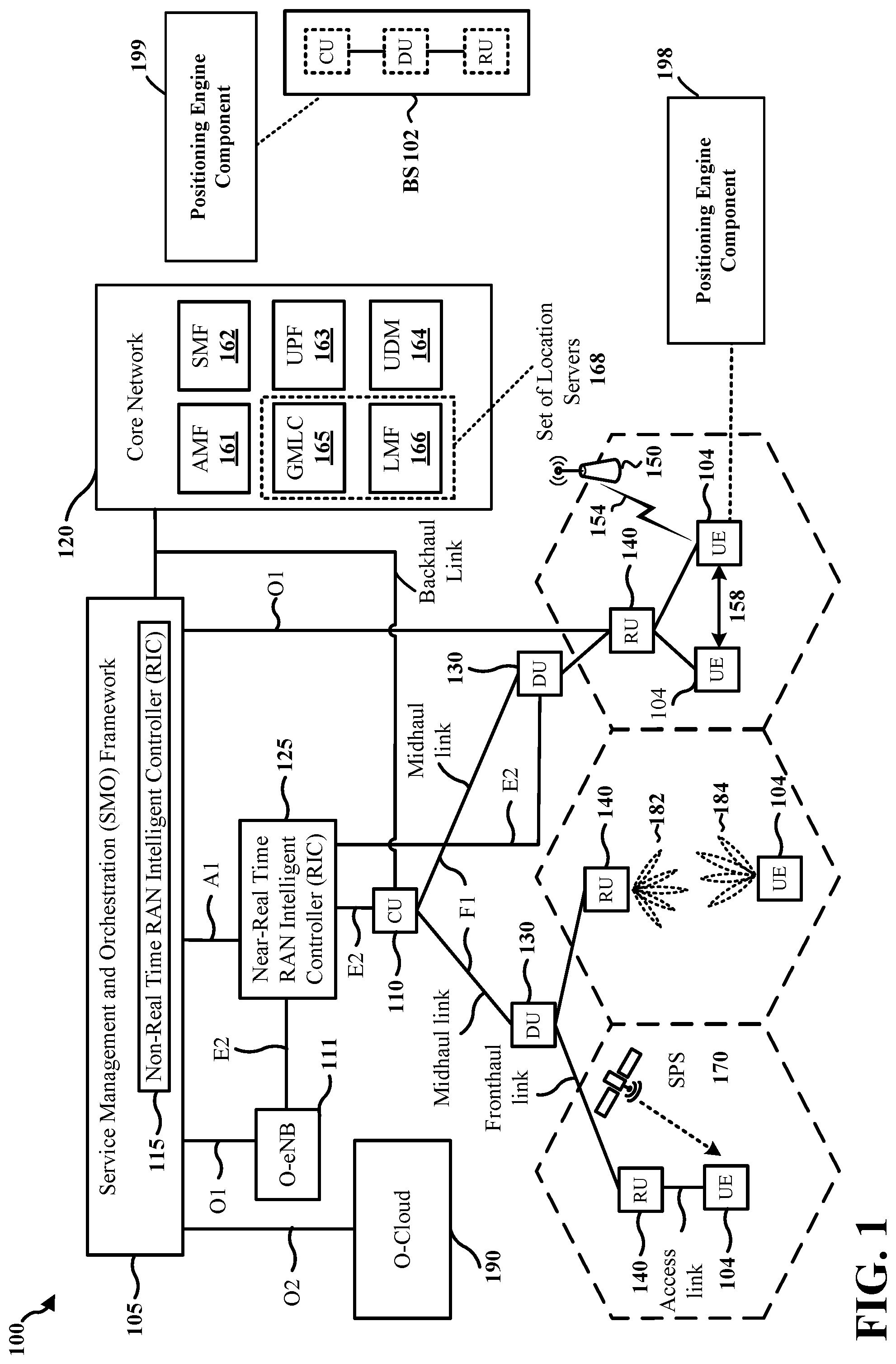 Patent US12320904 — Precise positioning engine — Figure 1