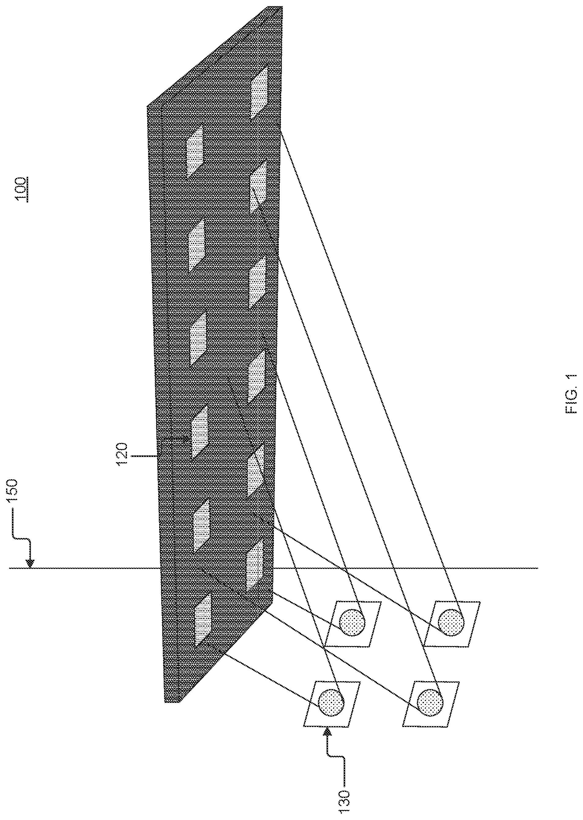 Patent US12320907 Figure 1 – Systems and methods for dynamic characterization and adjustment of radio frequency aperture and transmission