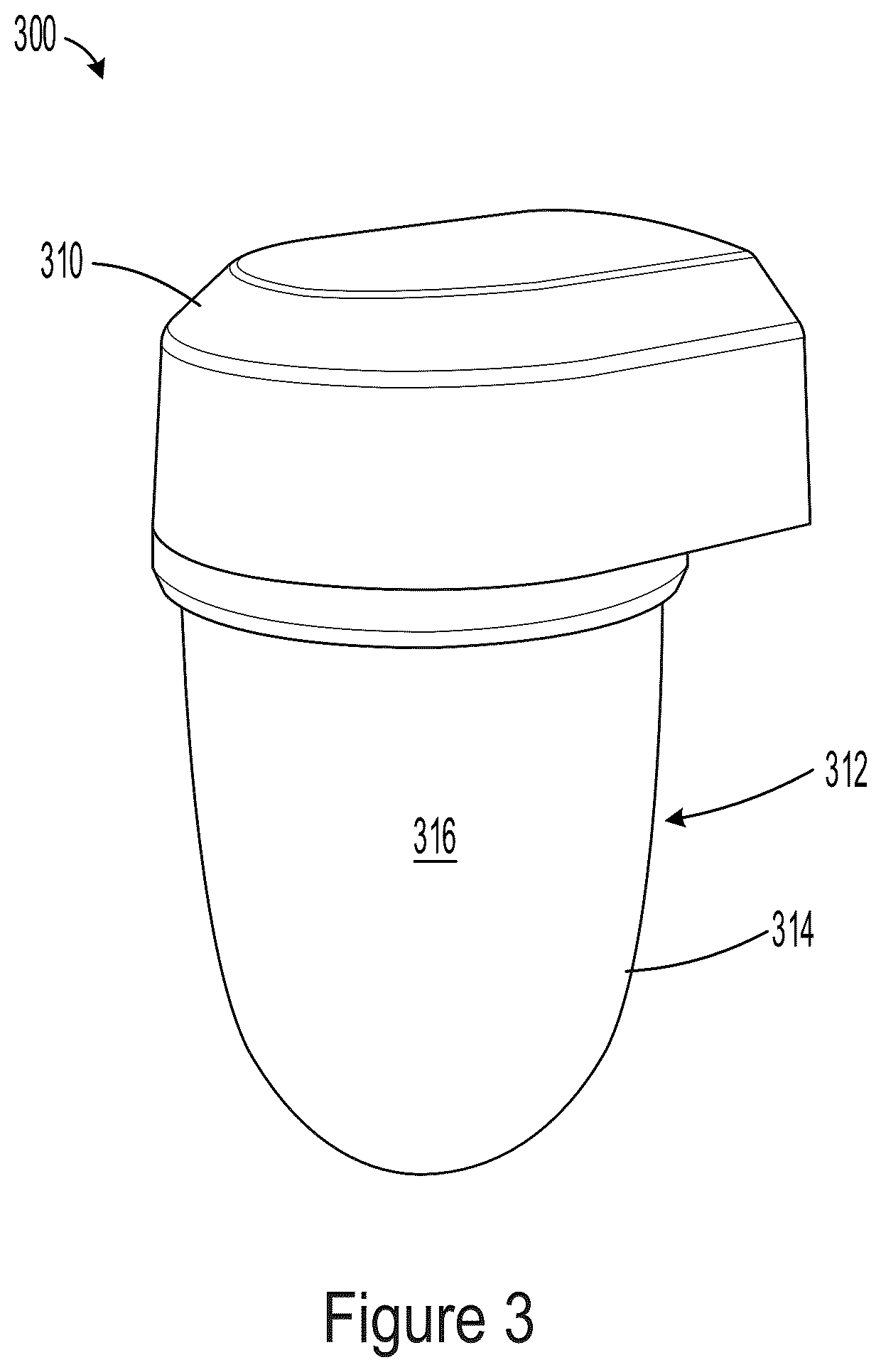 Patent US12320916 Figure 3 – Static dome assembly for LiDAR systems