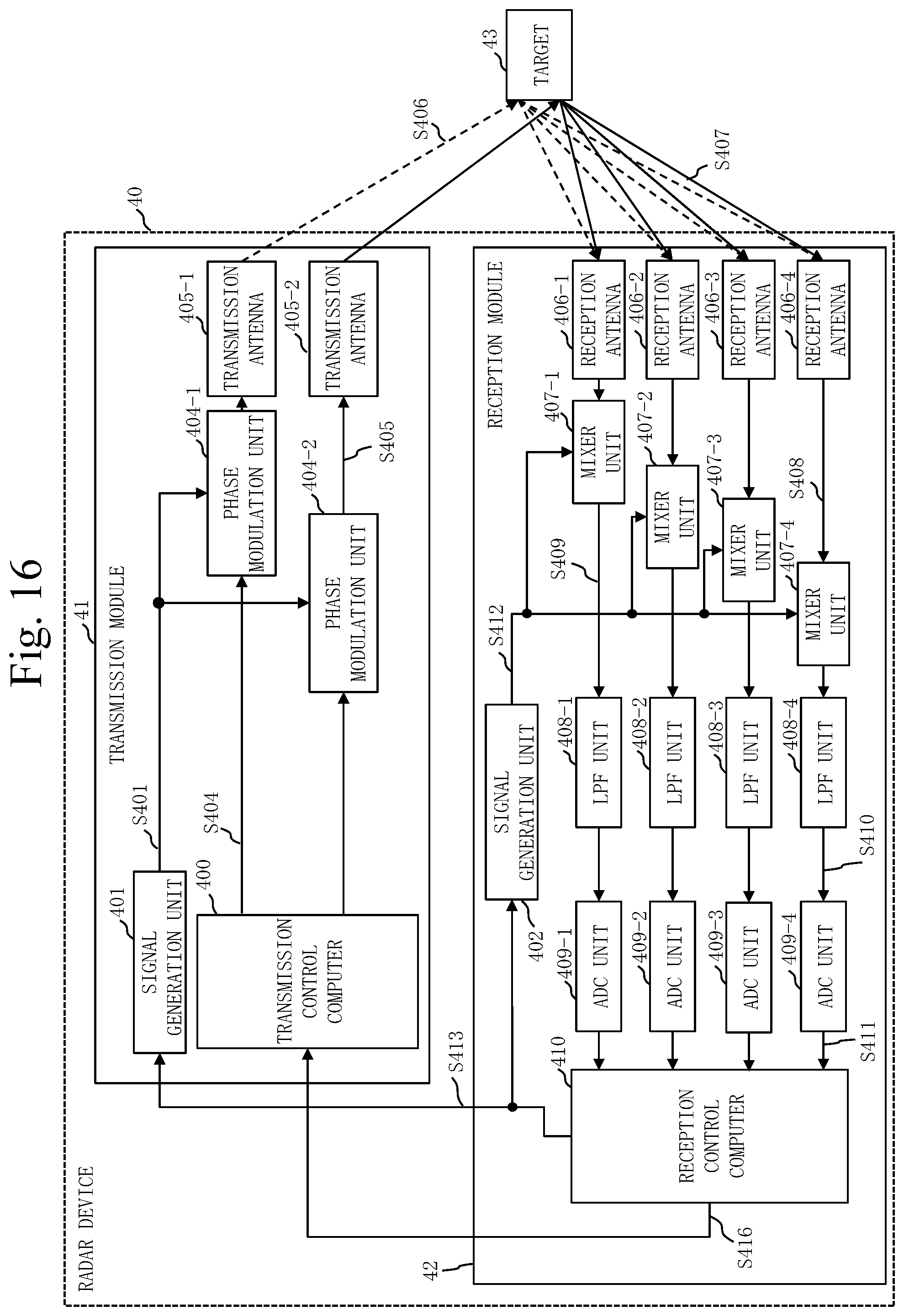 Patent US12320919 Figure 16 – Radar device and non-transitory computer-readable recording medium