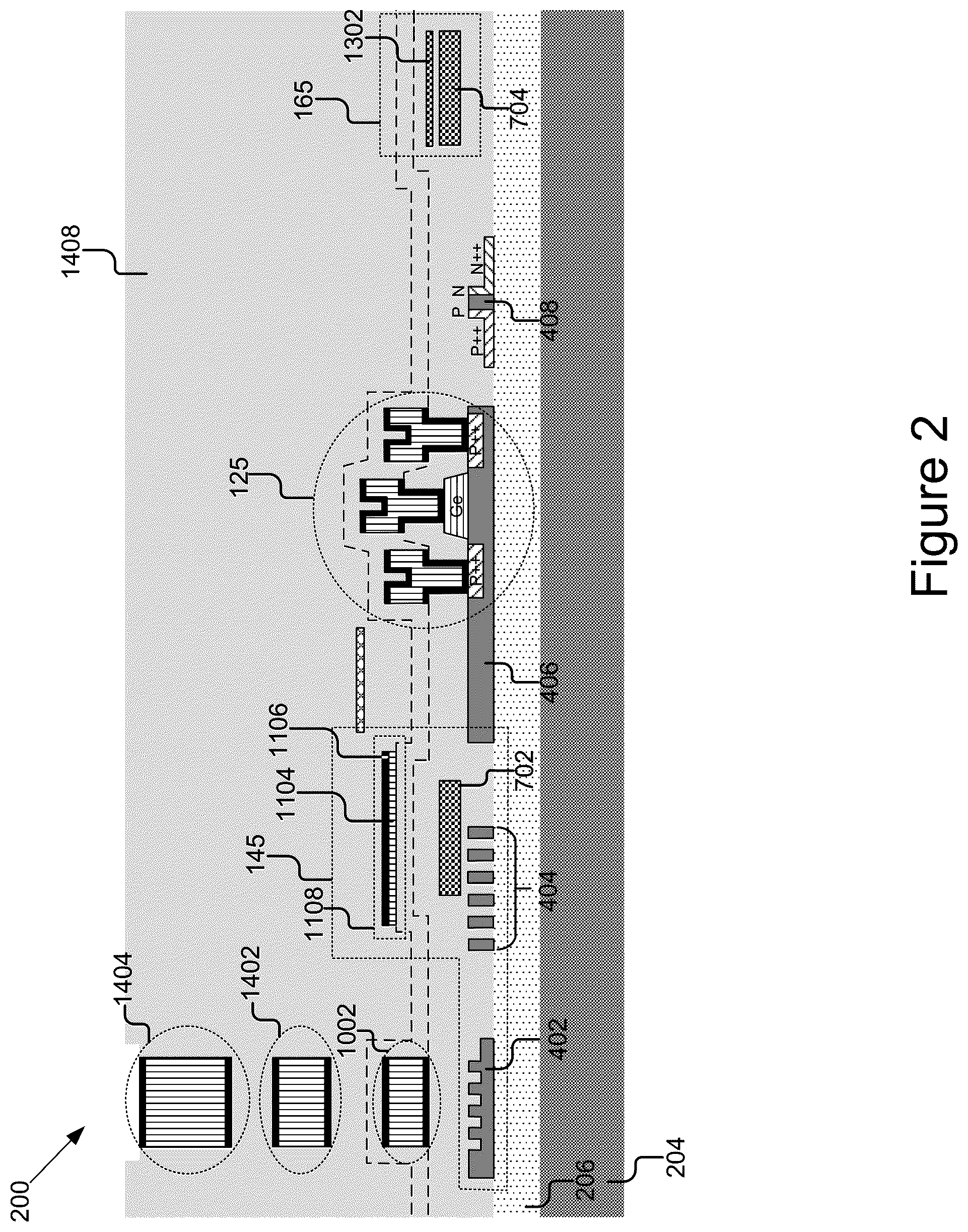 Patent US12320925 Figure 3 – Silicon photonics device for LIDAR sensor and method for fabrication