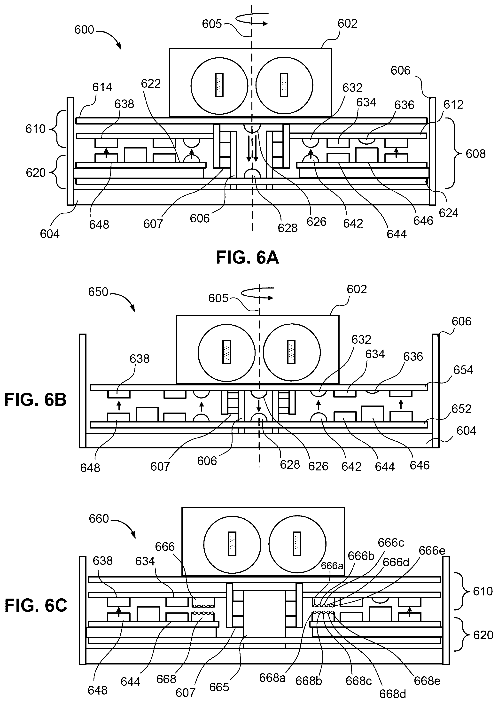 Patent US12320926 Figure 6 – Rotating compact light ranging system