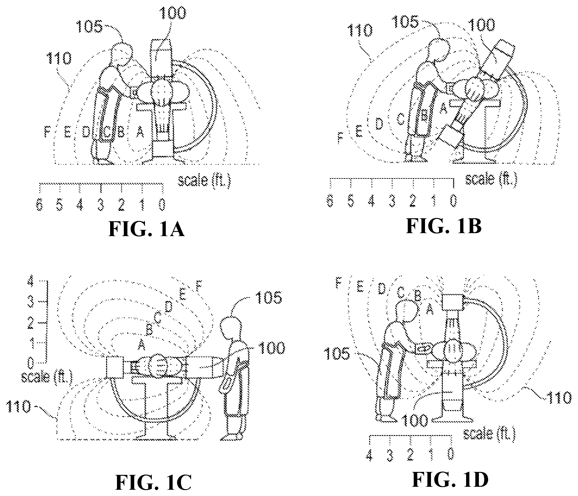 Patent US12320930 Figure 1 – Localized radiation sensing and reporting surfaces