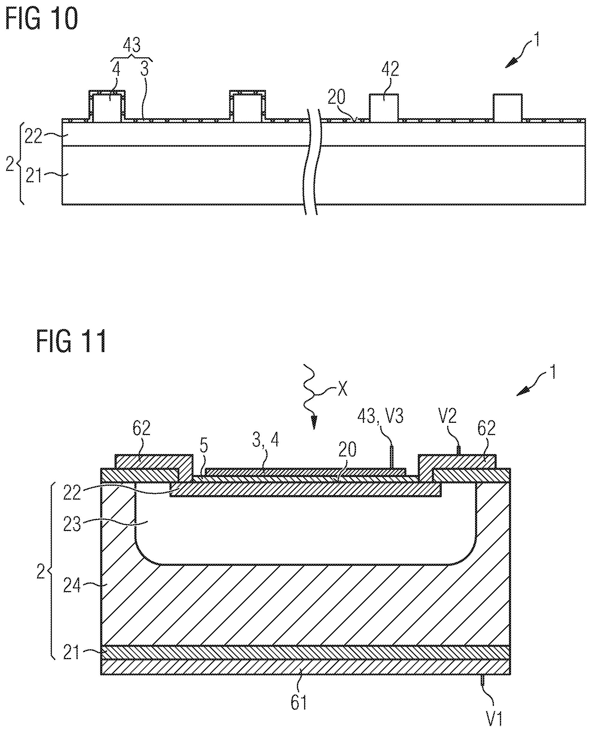 Patent US12320932 Figure 4 – X-ray radiation detector having a semiconductor body, an electrically conductive window layer, and an electrically conductive bar structure, and operation method