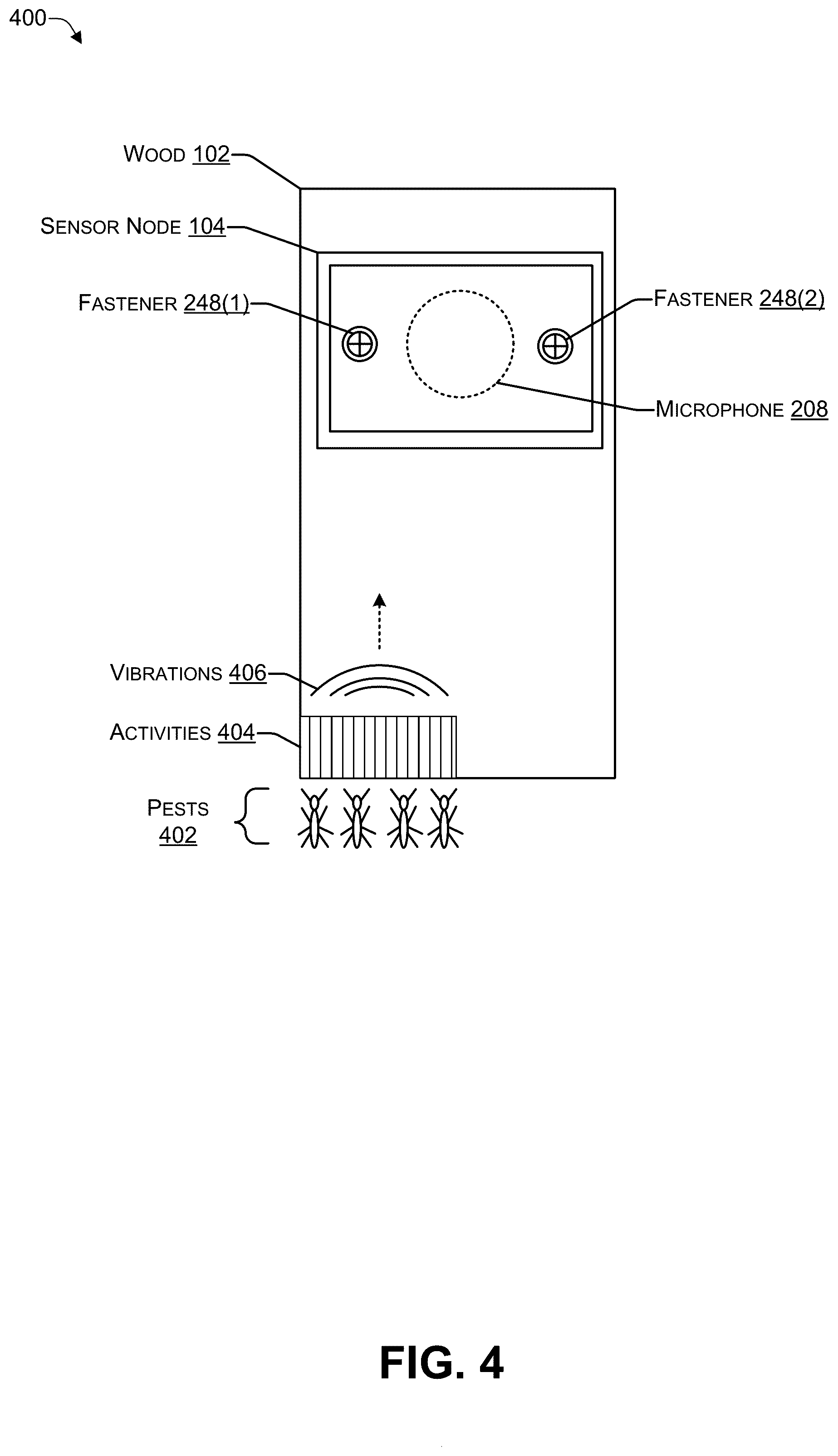 Patent US12320935 Figure 4 – Using artificial intelligence (AI) to detect pest activity