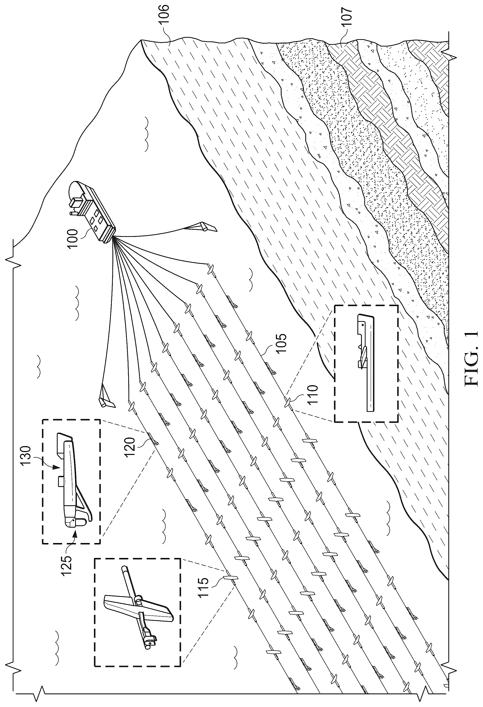 Patent US12320940 Figure 1 – Acoustic transducer for towed seismic pinger