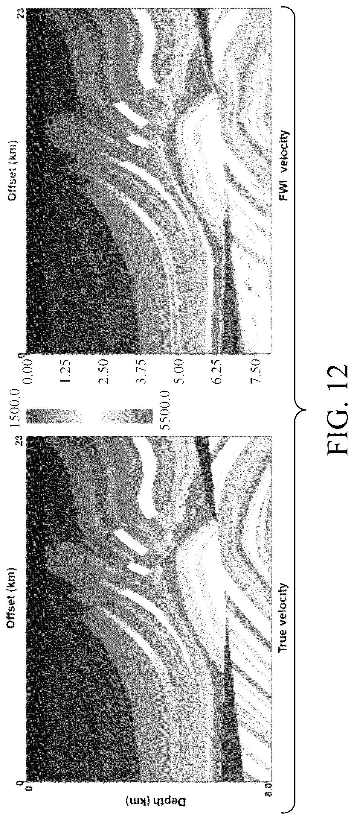 Patent US12320941 Figure 12 – Methods and apparatuses for seismic characterization of subsurface formations